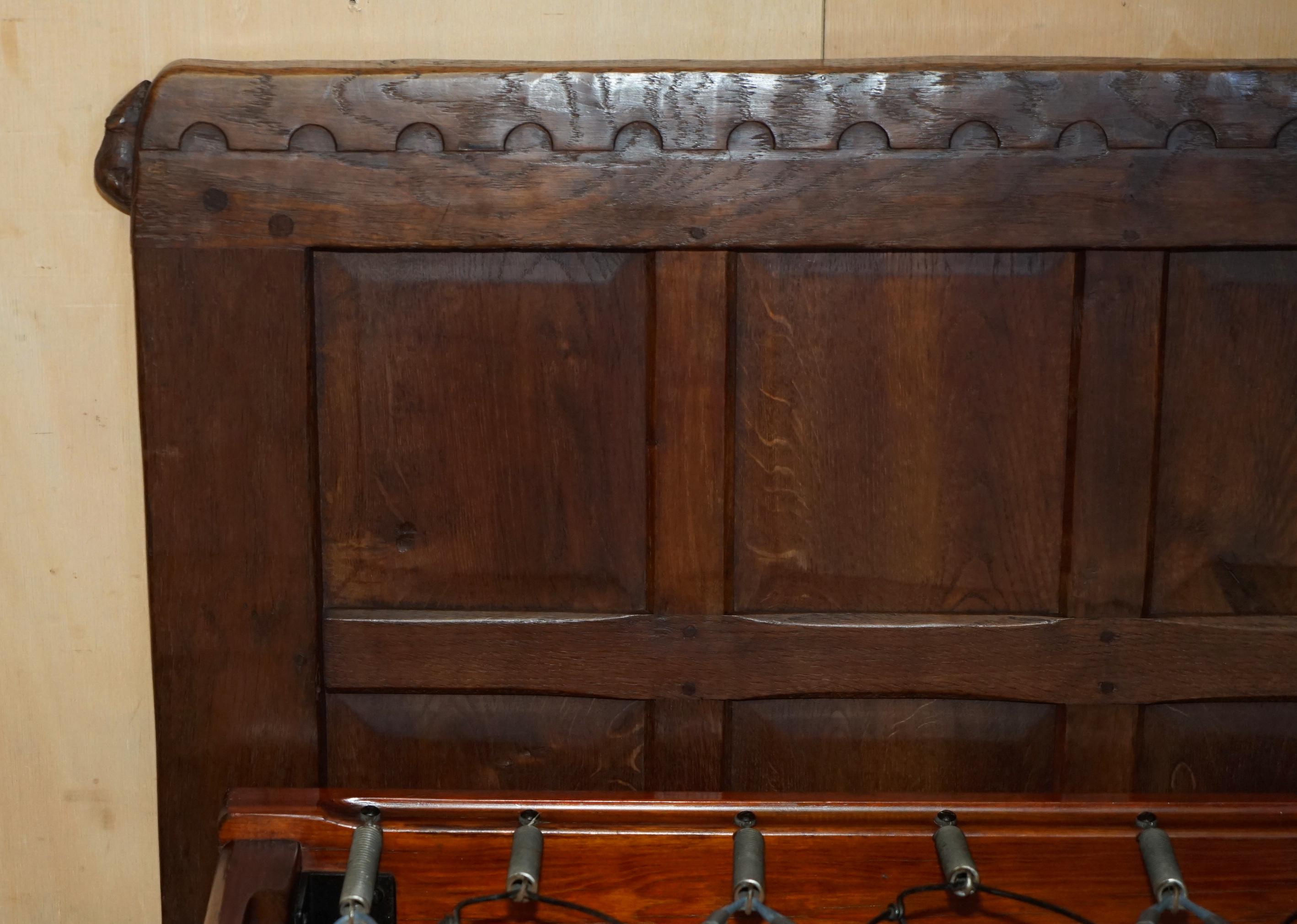 RARO MATRIMONIALE STAPLES DEGLI ANNI '20 ROBERT MOUSEMAN THOMPSON BEDSTEAD RARO ORiGINALE in vendita 10