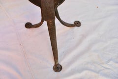 Rare 1920s Wrought Iron Outdoor Floor Lamp