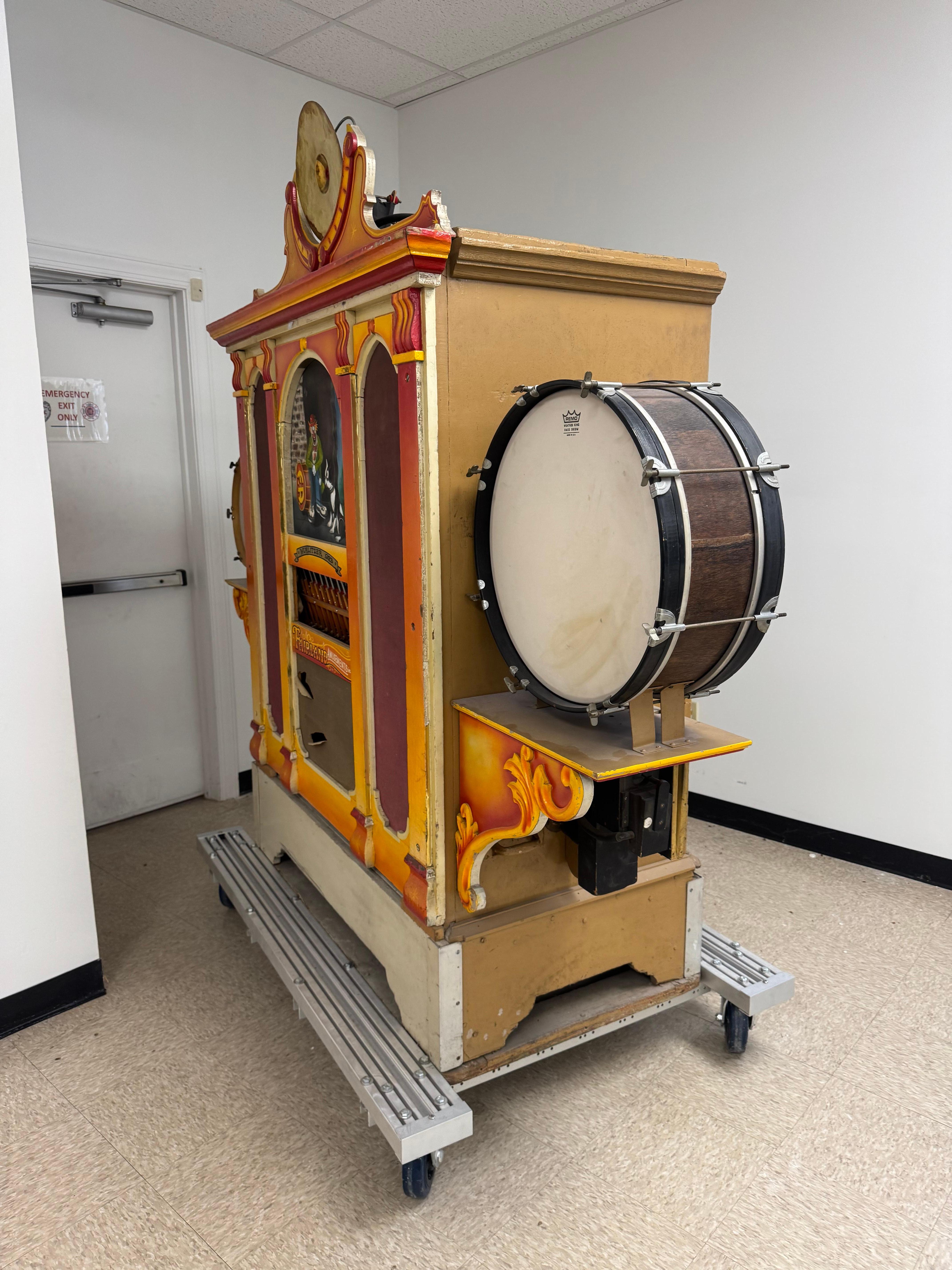 Metal Rare 1923 Wurlitzer Calliola Orchestral Band . 