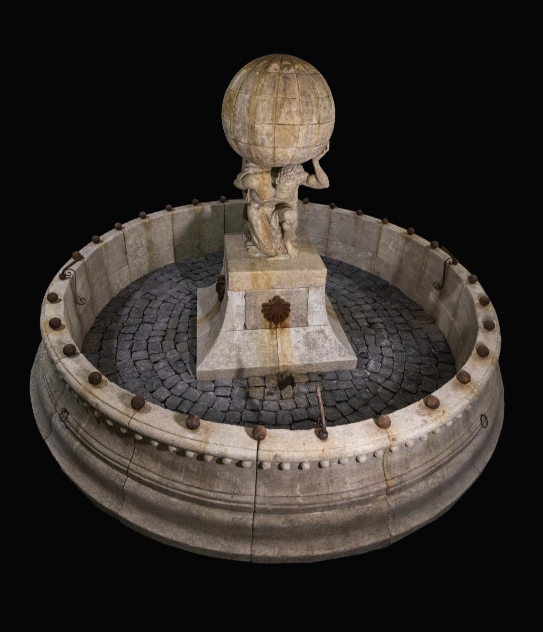 Classical Greek Rare 1927 Italian Reclaimed Large Fountain - Exclusive Signature Collection