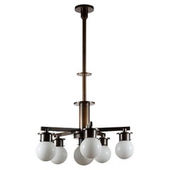 Rare 1930 s Modernist chandelier in Bauhaus Design