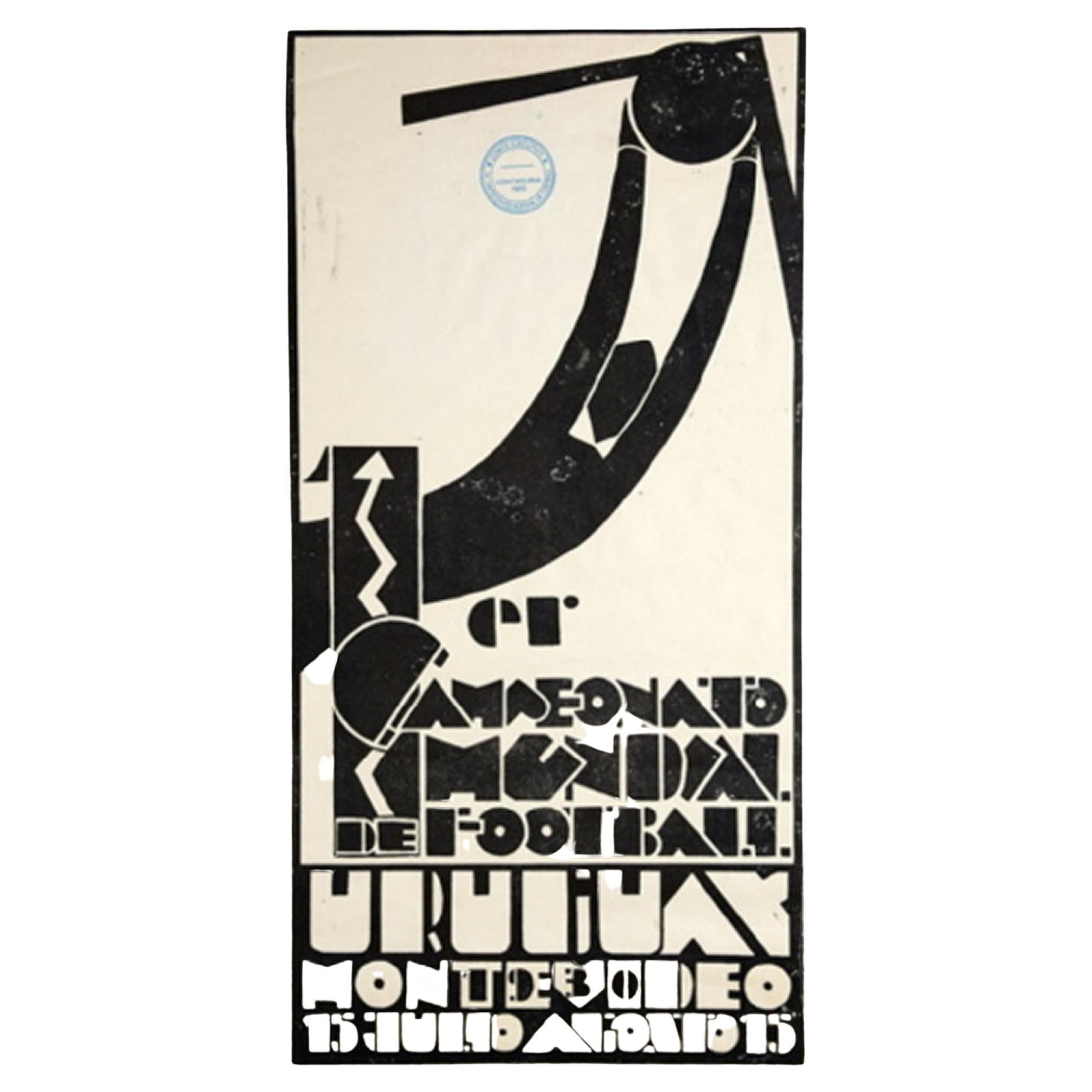 Rare 1930 World Cup Poster