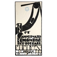 Vintage Rare 1930 World Cup Poster