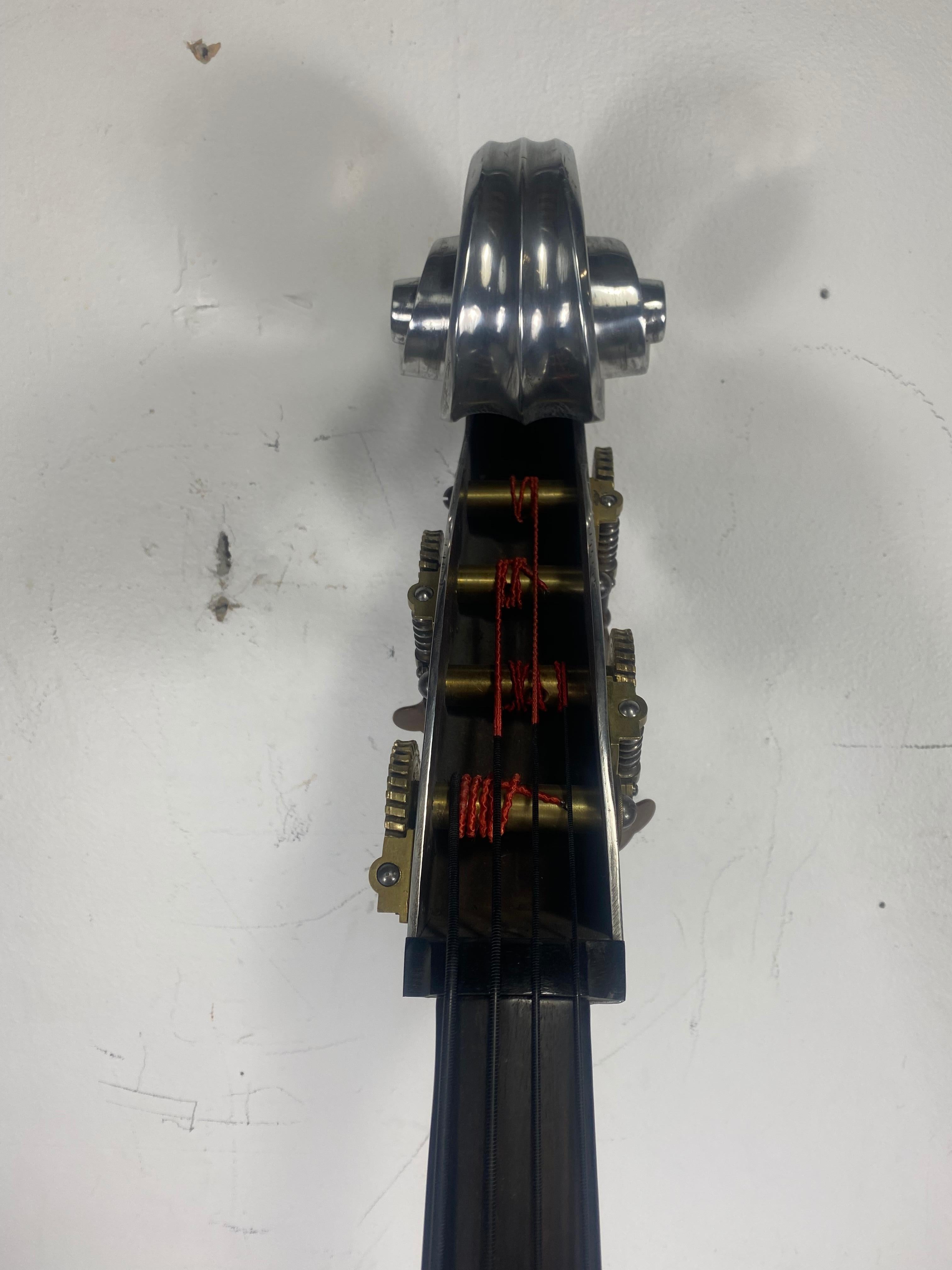 Rare 1930s Alcoa Aluminum Double Bass / Fiddle / String Bass 1