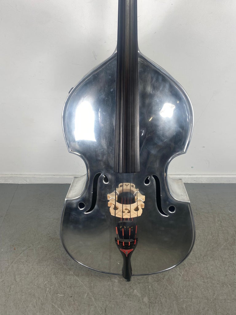 Rare 1930s Alcoa Aluminum Double Bass / Fiddle / String Bass For Sale 5