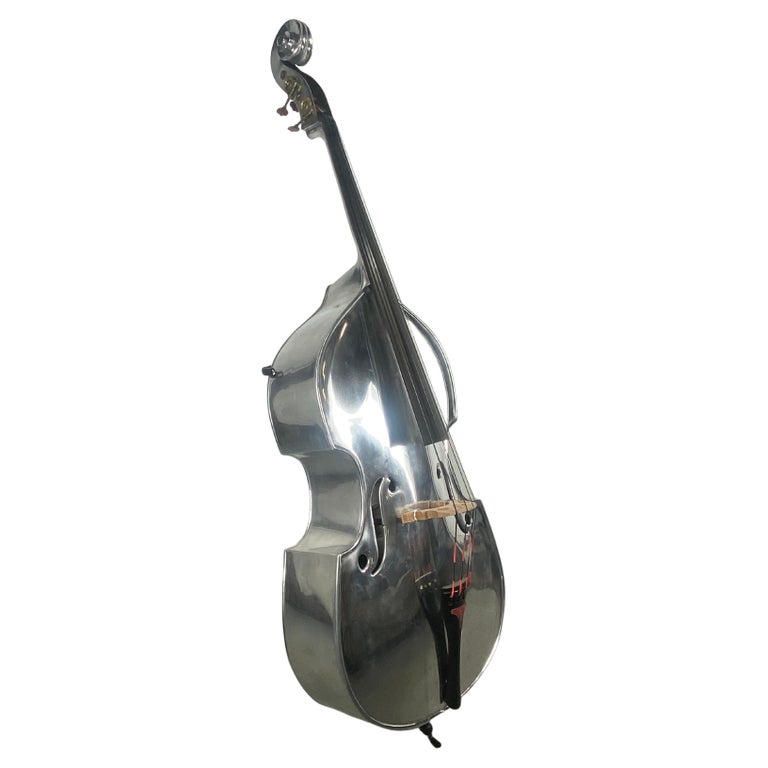Rare 1930s Alcoa Aluminum Double Bass / Fiddle / String Bass For Sale