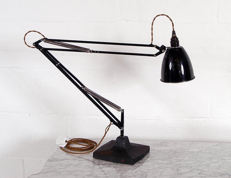 Rare 1930s Anglepoise Draughtsman’s Task Desk Lamp No 1209 Herbert