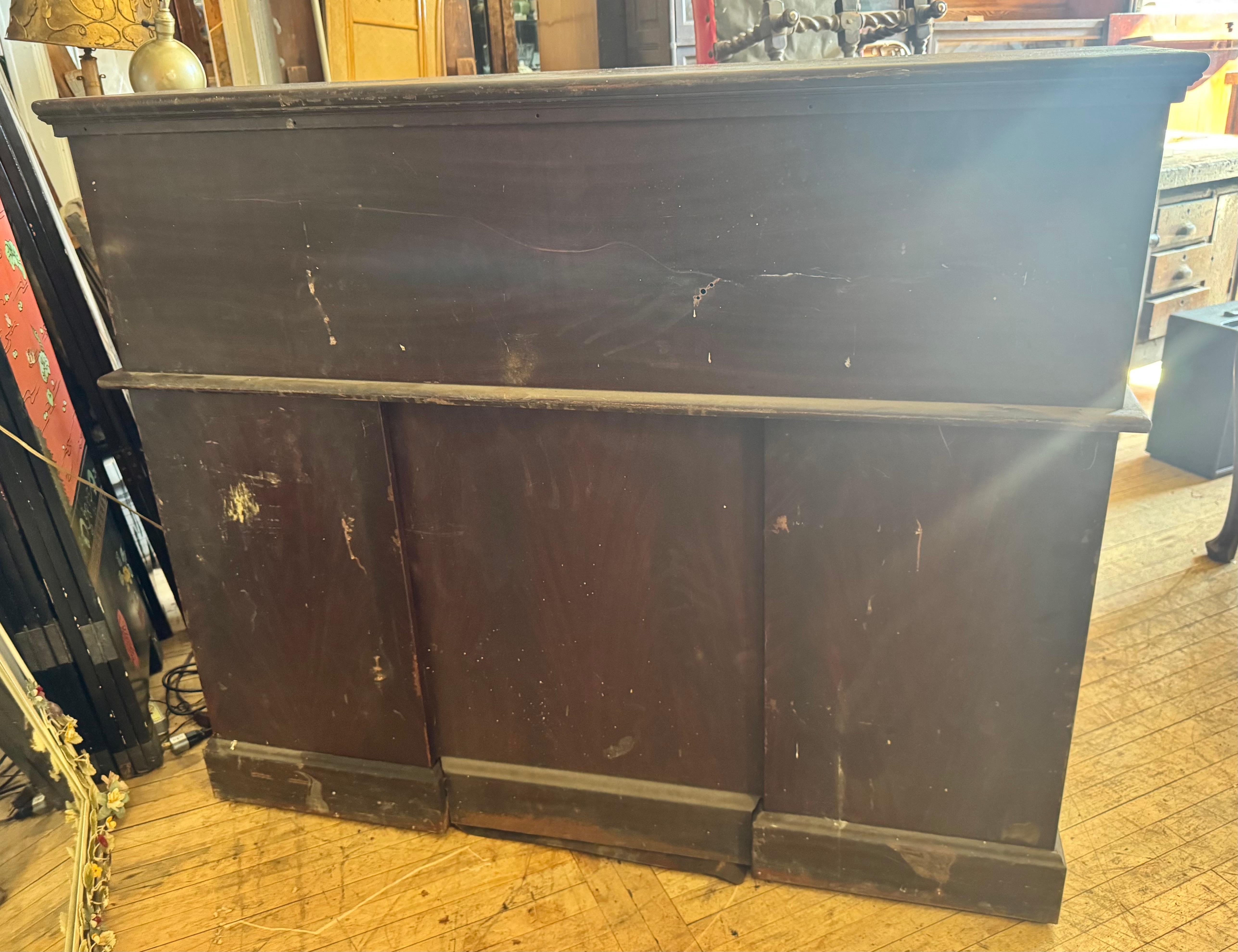 Rare 1930s Antique Industrial Steel & Brass Roll Top Desk by the Art Metal Co. For Sale 4