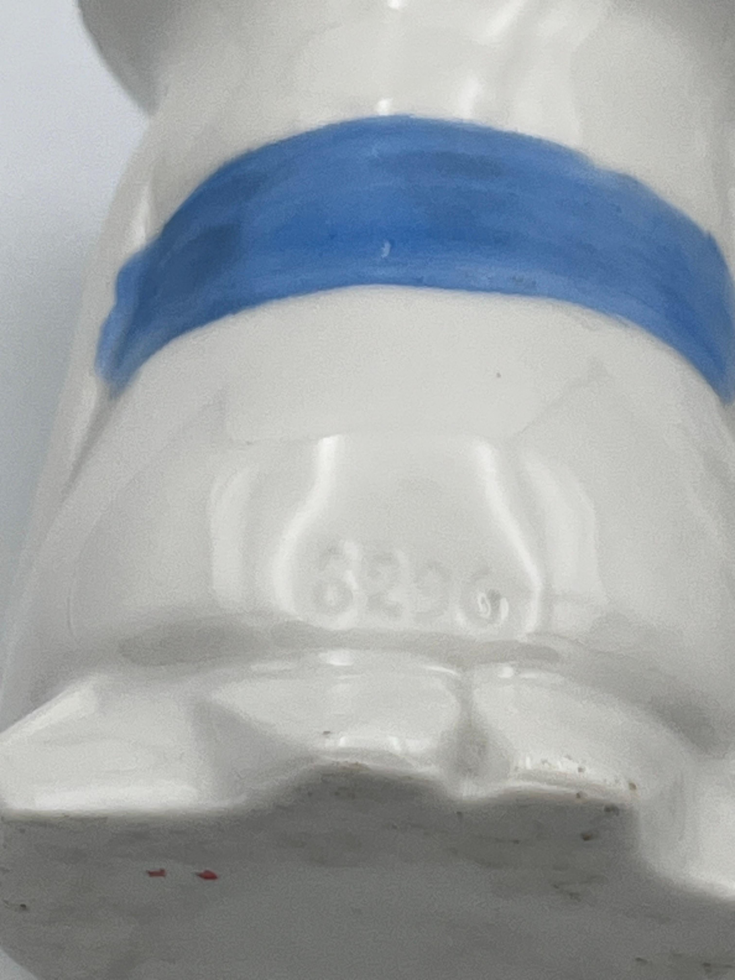 Rare 1930s Art Deco German Porcelain Orientalist Style Figural Tea Strainer For Sale 8