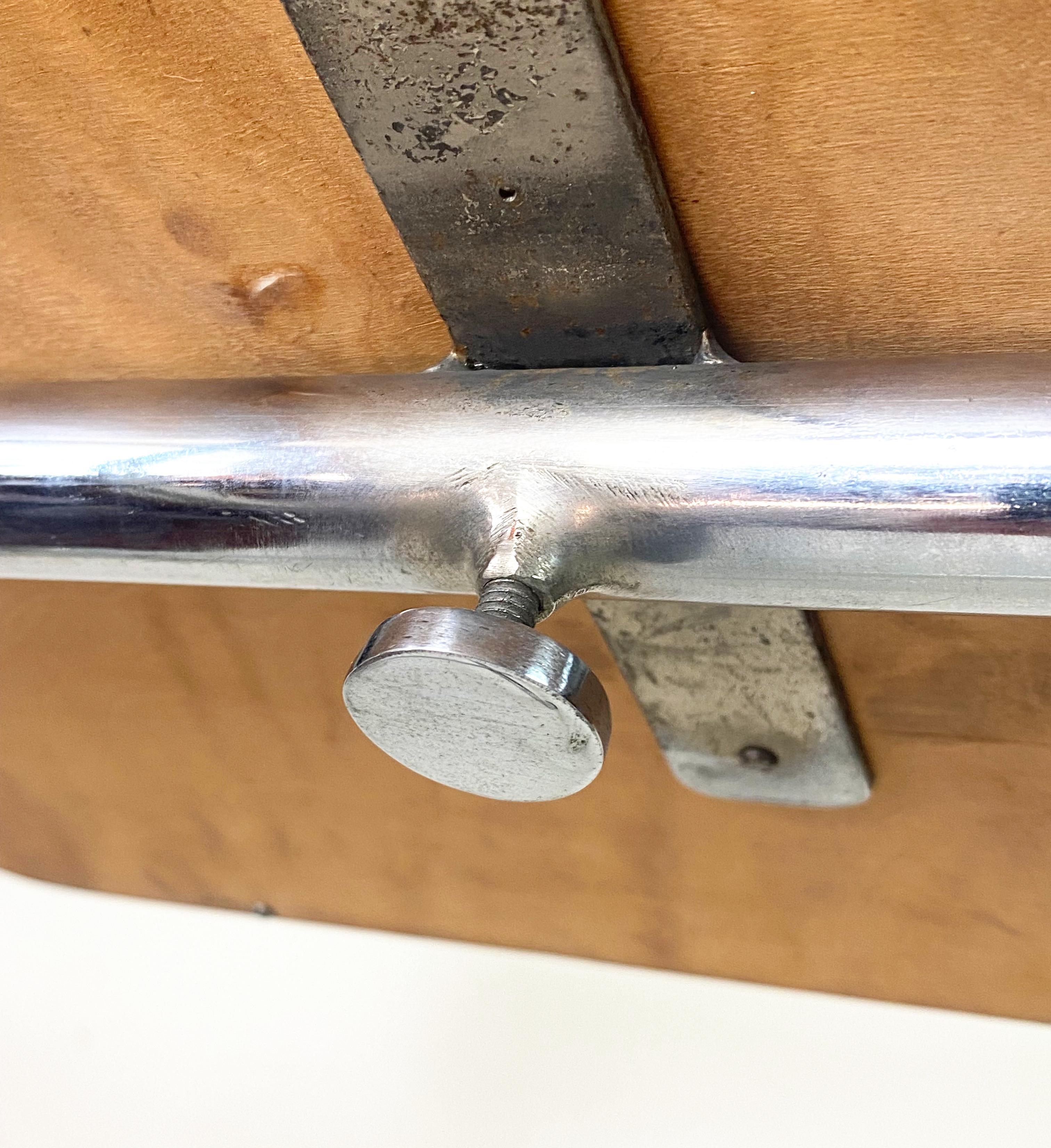Rare 1930s  Bauhaus Tubular Table, SLEZAK D1, Czechoslovakia For Sale 5