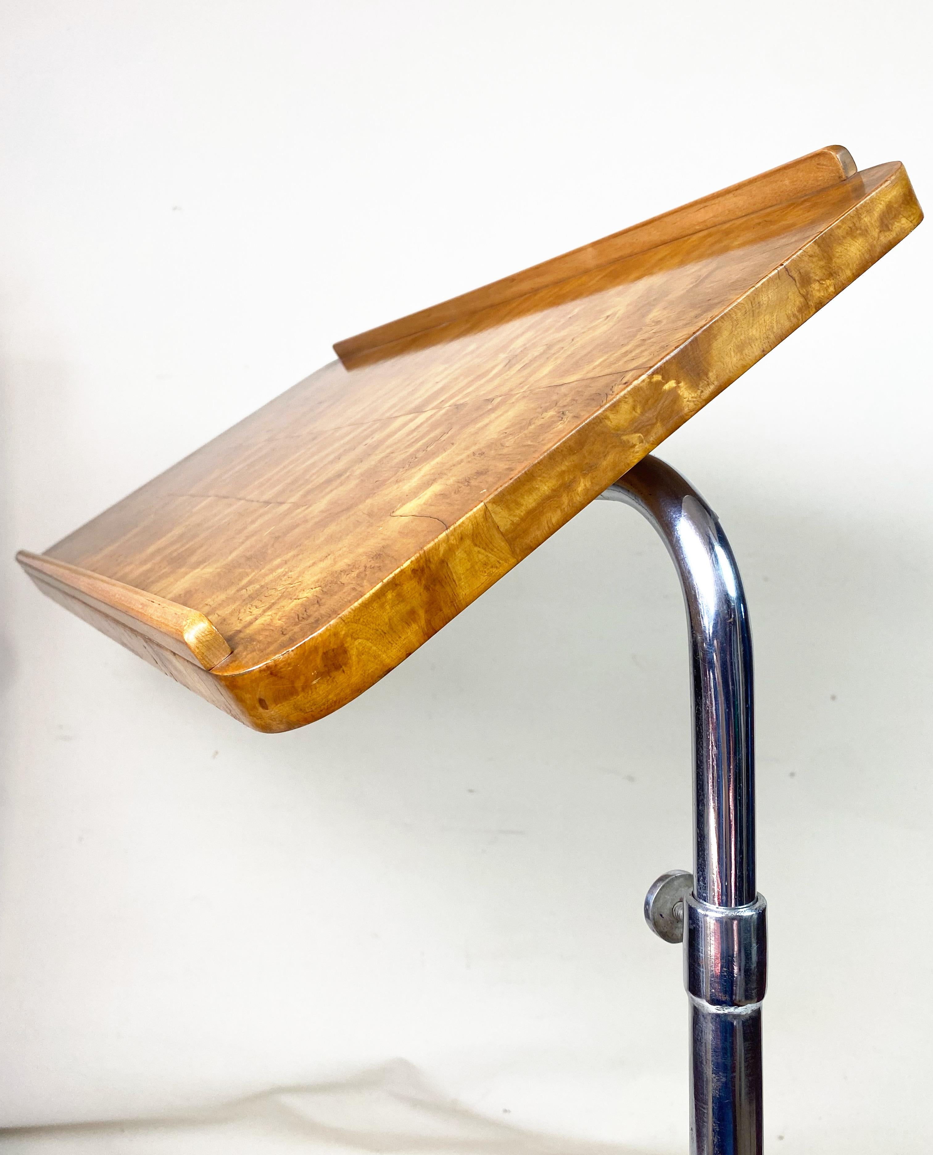 Rare 1930s  Bauhaus Tubular Table, SLEZAK D1, Czechoslovakia For Sale 10