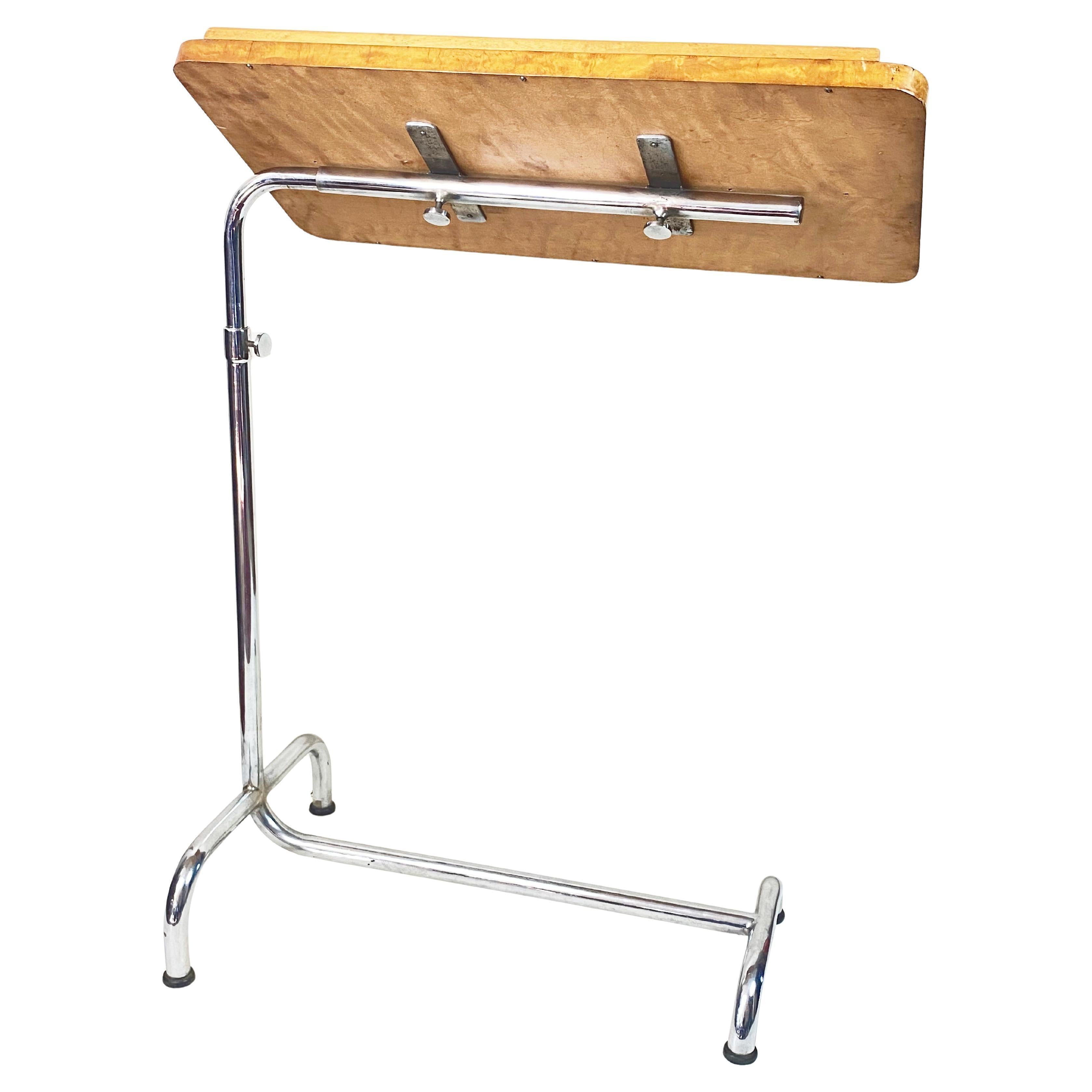 Rare 1930s  Bauhaus Tubular Table, SLEZAK D1, Czechoslovakia In Good Condition For Sale In Praha, CZ