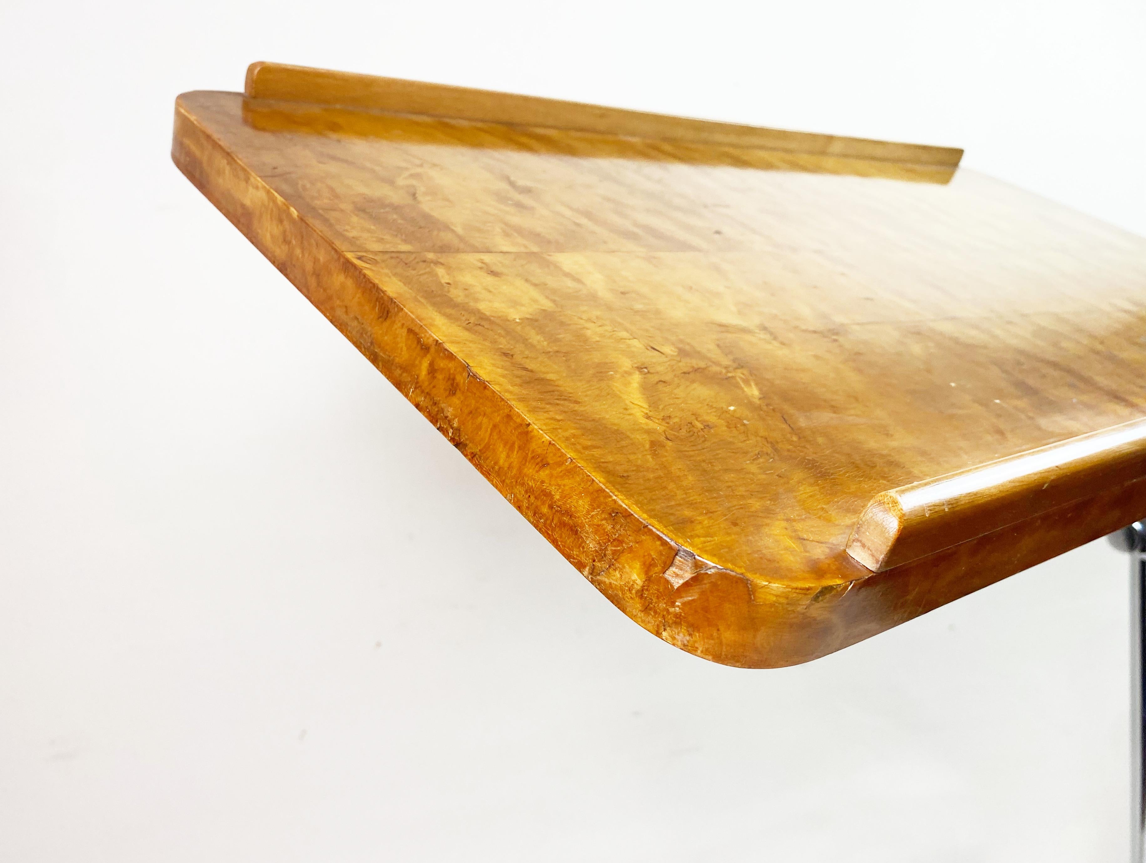 Rare 1930s  Bauhaus Tubular Table, SLEZAK D1, Czechoslovakia For Sale 1