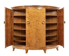 Rare 1930’s birch cabinet of grand proportions Otto Schulz for Boet