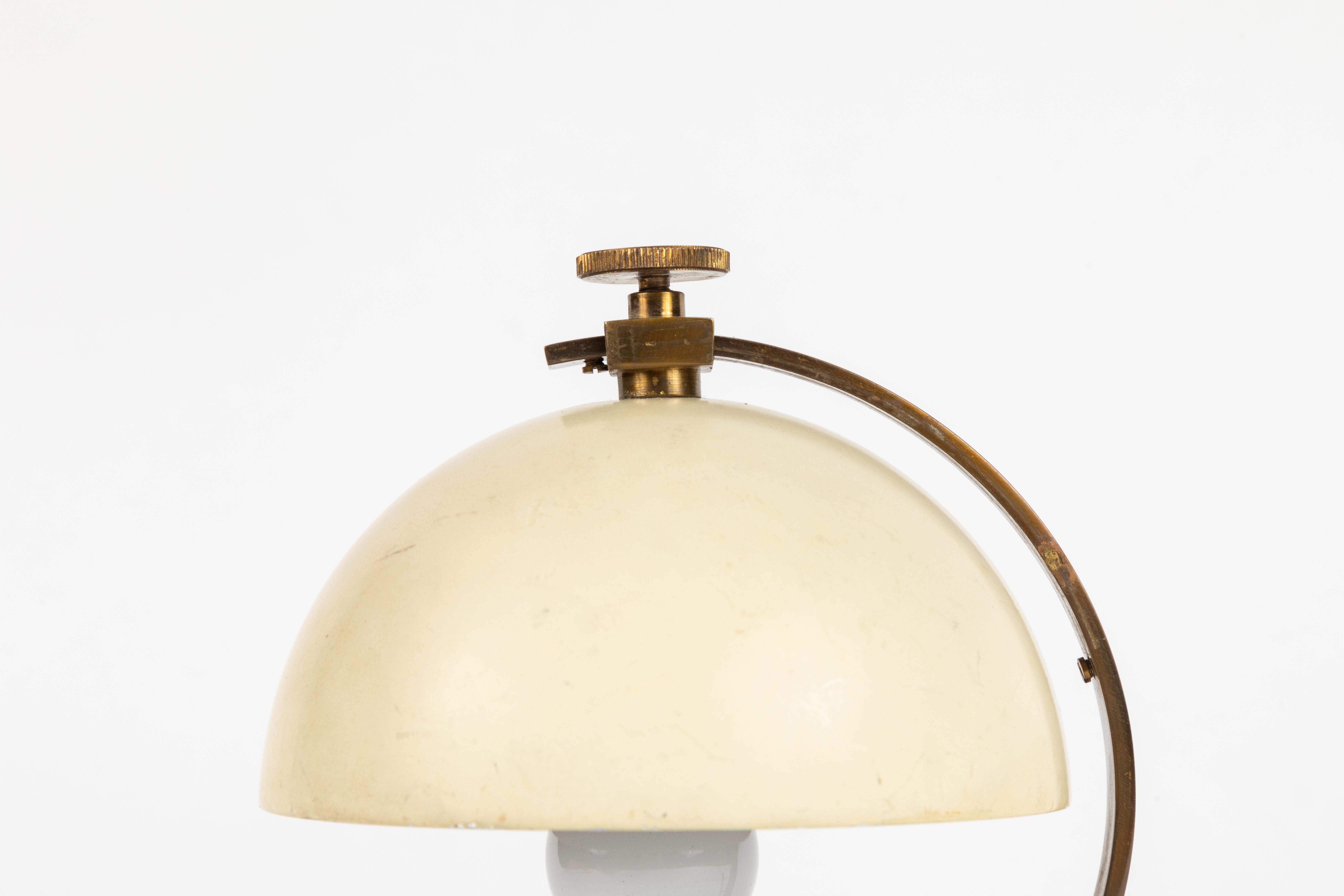Painted Rare Erik Tidstrand Table Lamp for Nordiska Kompaniet, 1930s