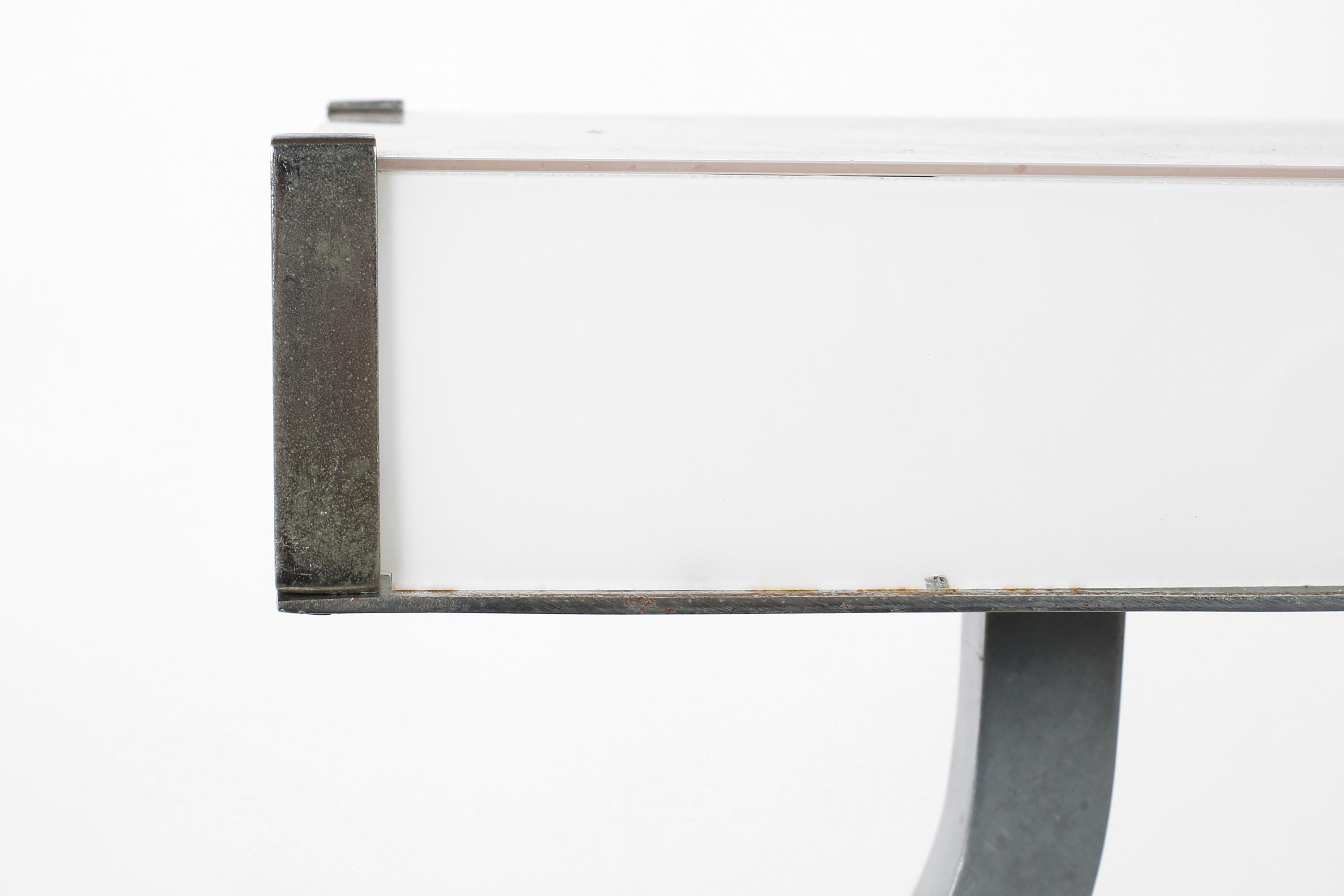 Rare 1930s Italian Chrome Plated Free Form Modernist Table Lamp 8