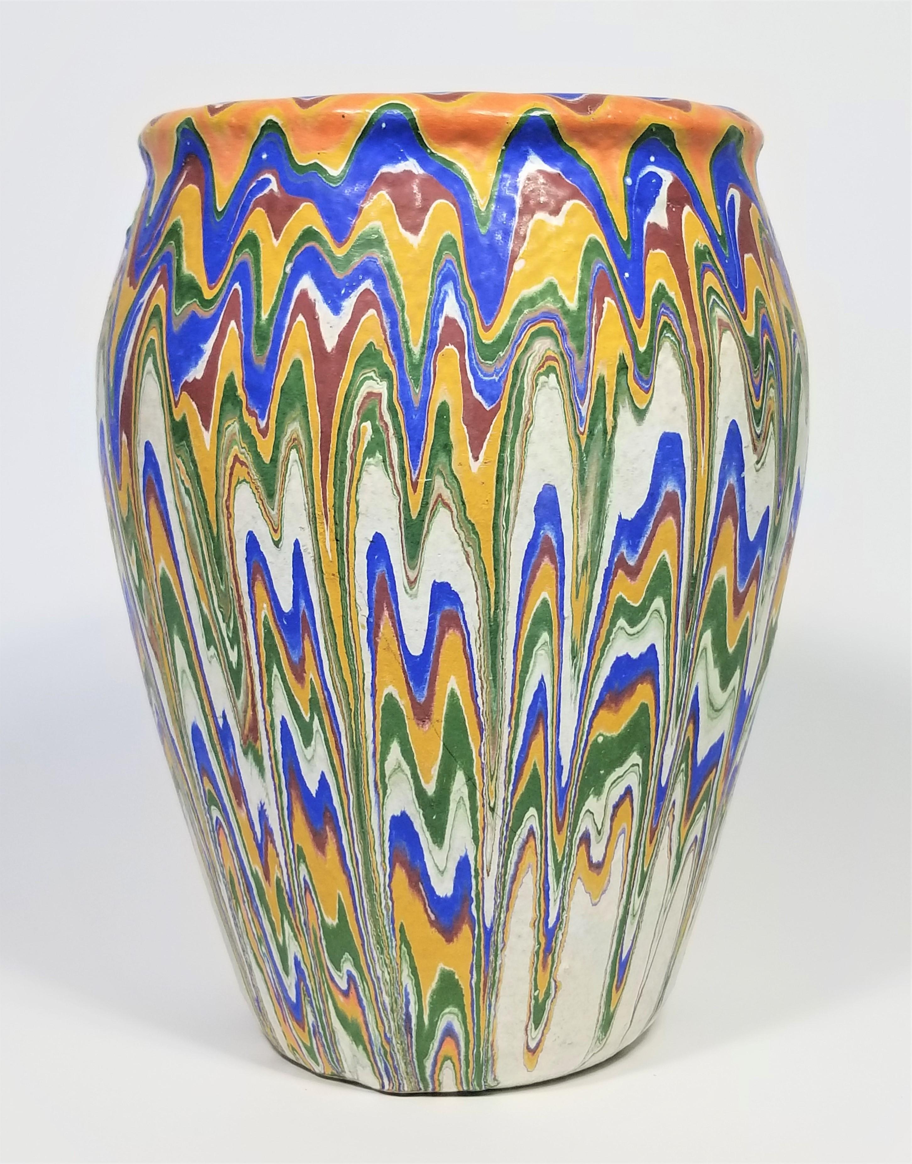 Rare 1930s Ozark Roadside Pottery Vase or Pot 4
