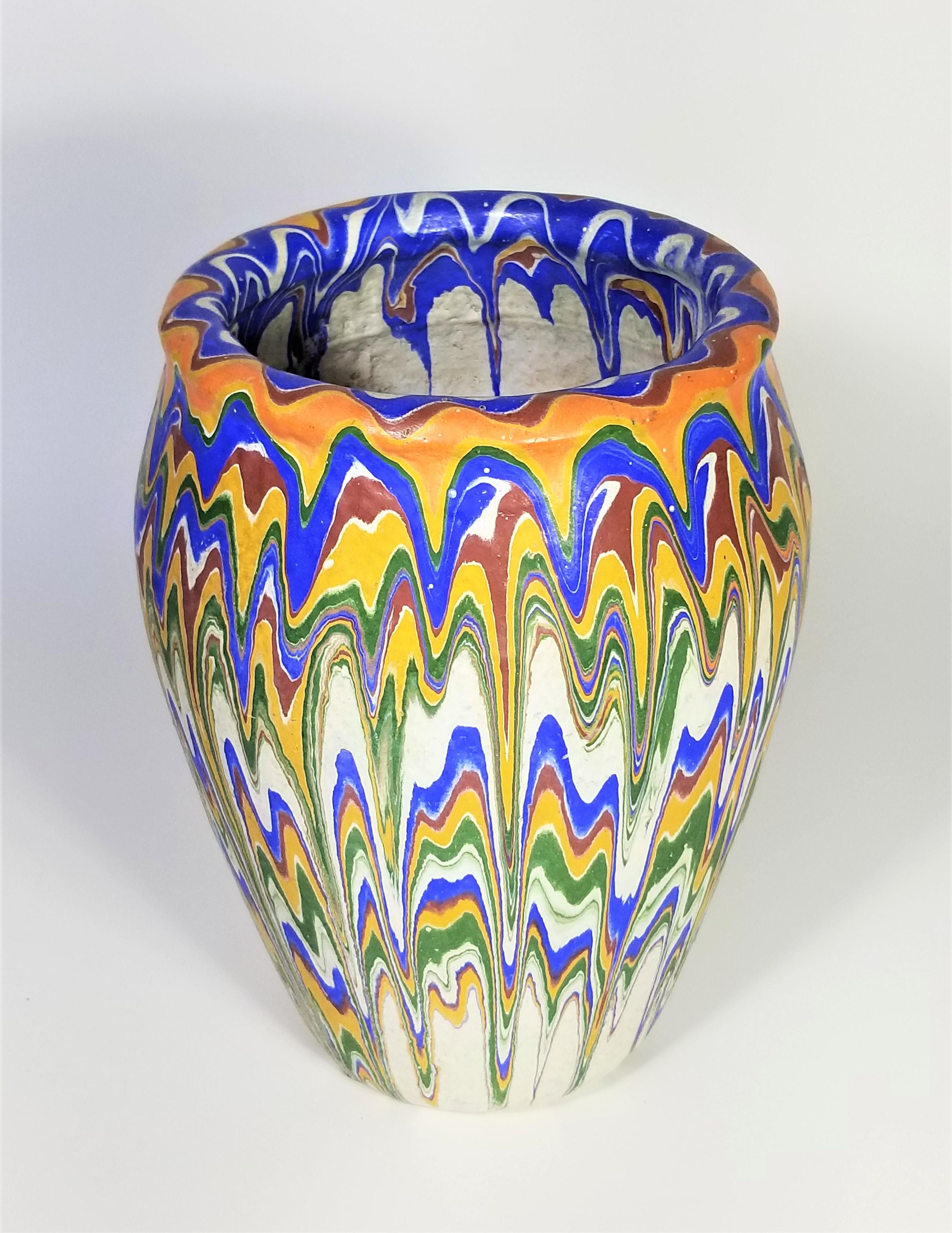 Rare 1930s Ozark Roadside Pottery Vase or Pot 6