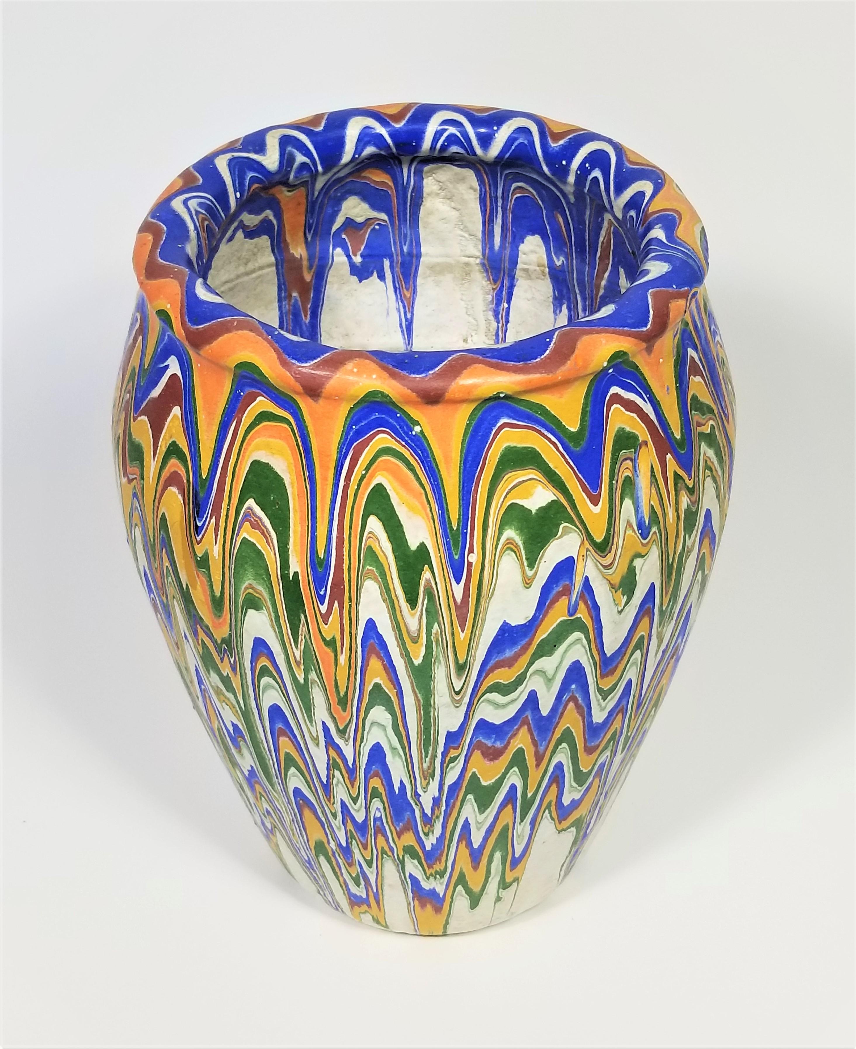 Rare 1930s Ozark Roadside Pottery Vase or Pot 8