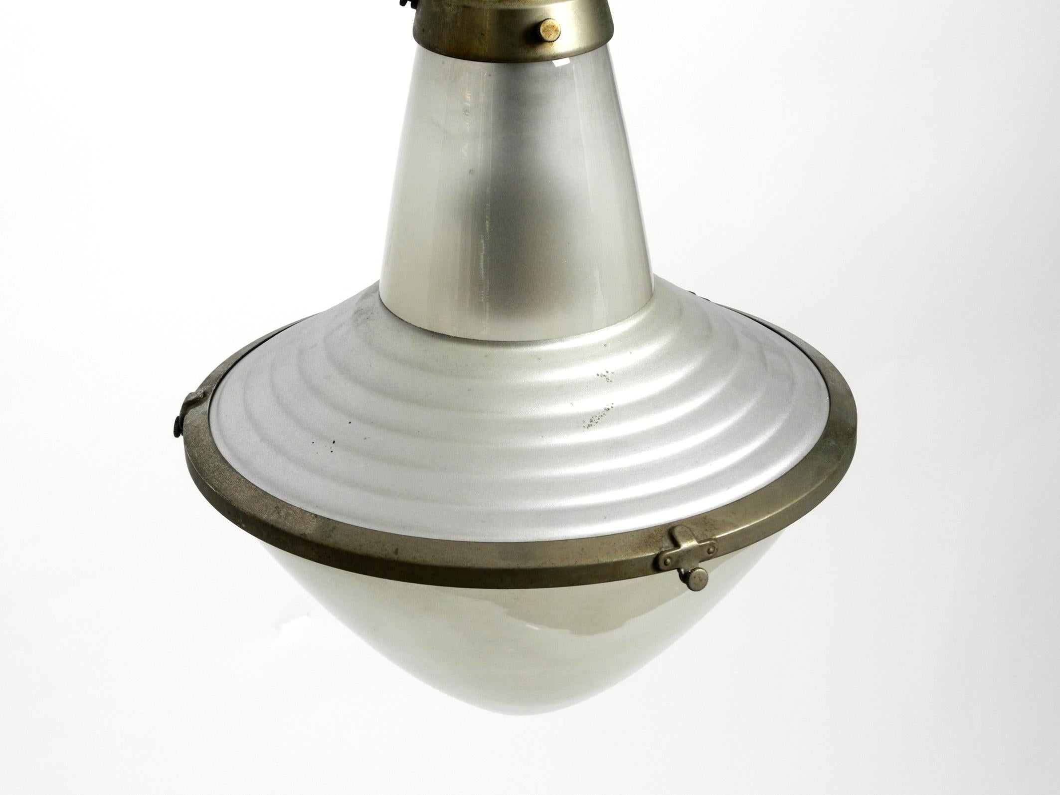 Rare 1930s Pendant Lamp by Adolf Meyer for Zeiss Ikon with an Adjustable Shade 6
