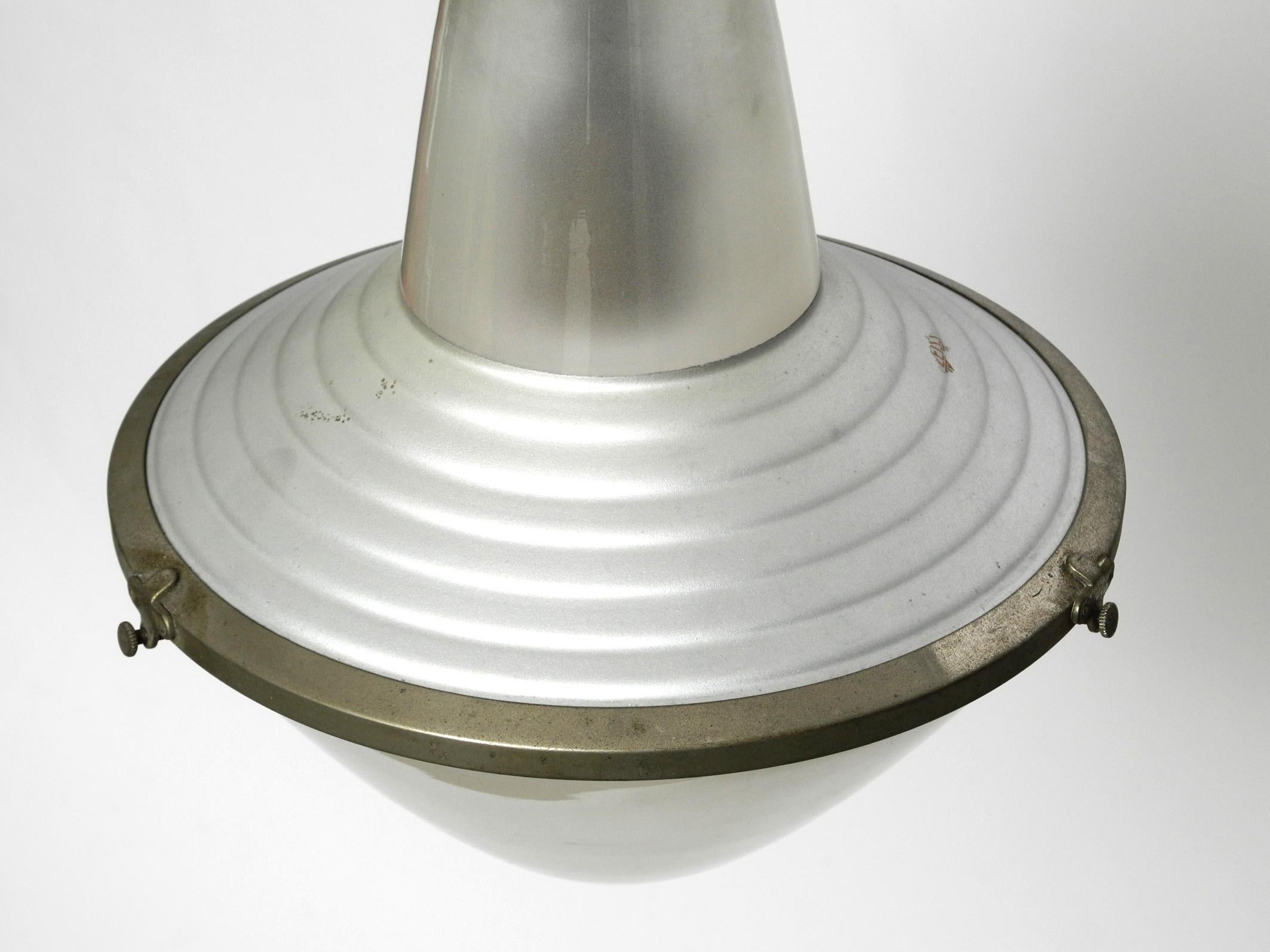 German Rare 1930s Pendant Lamp by Adolf Meyer for Zeiss Ikon with an Adjustable Shade