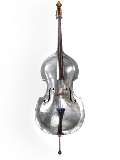 Rare 1930s Pfretzschner Aluminum Double Bass