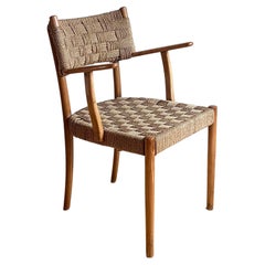 Rare 1930's Rope Chair Model 1570 by Karl Schrøder for Fritz Hansen