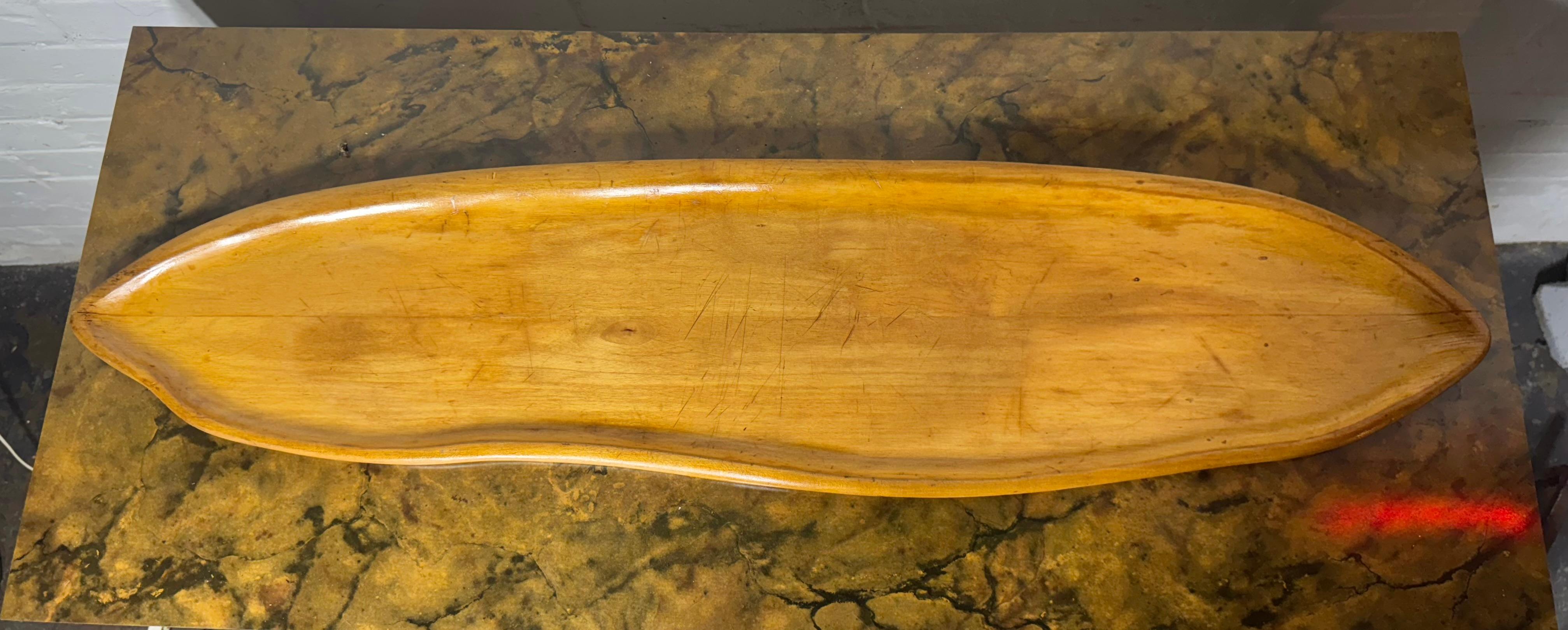 Seltene 1930er Russel Wright Organic Freeform Wood Tafelaufsatz (amerikanisch) im Angebot