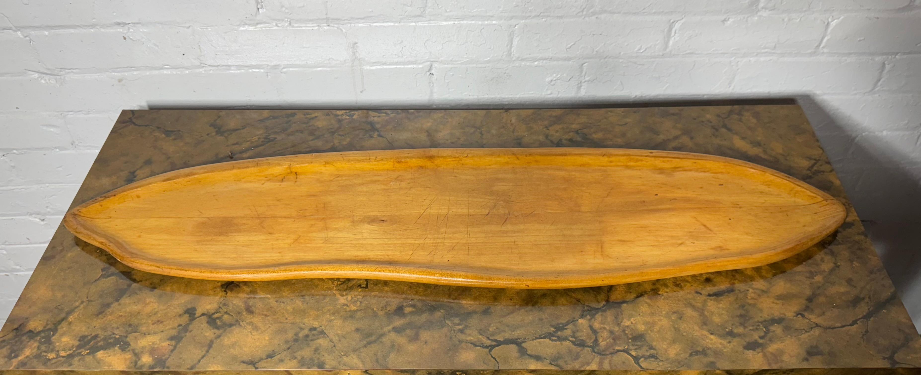 Seltene 1930er Russel Wright Organic Freeform Wood Tafelaufsatz im Zustand „Gut“ im Angebot in Buffalo, NY