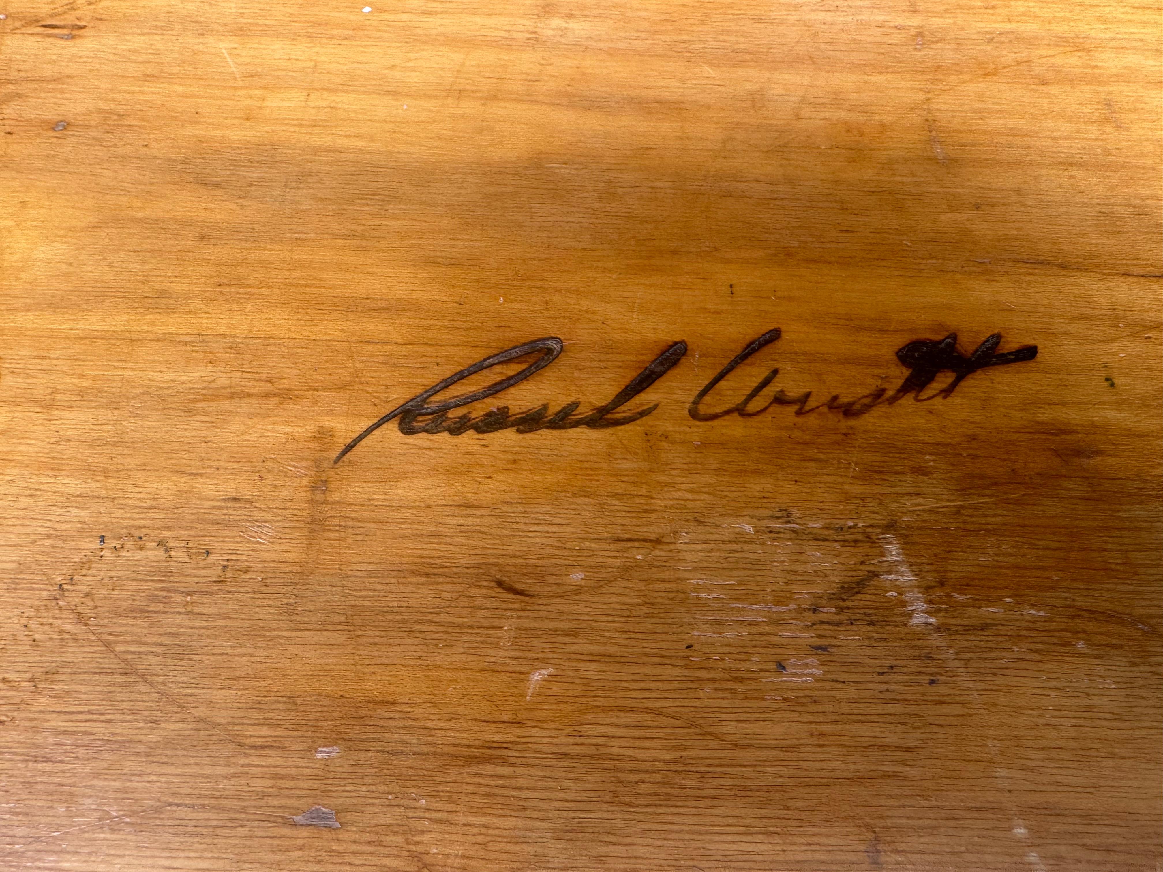 Seltene 1930er Russel Wright Organic Freeform Wood Tafelaufsatz (Holz) im Angebot