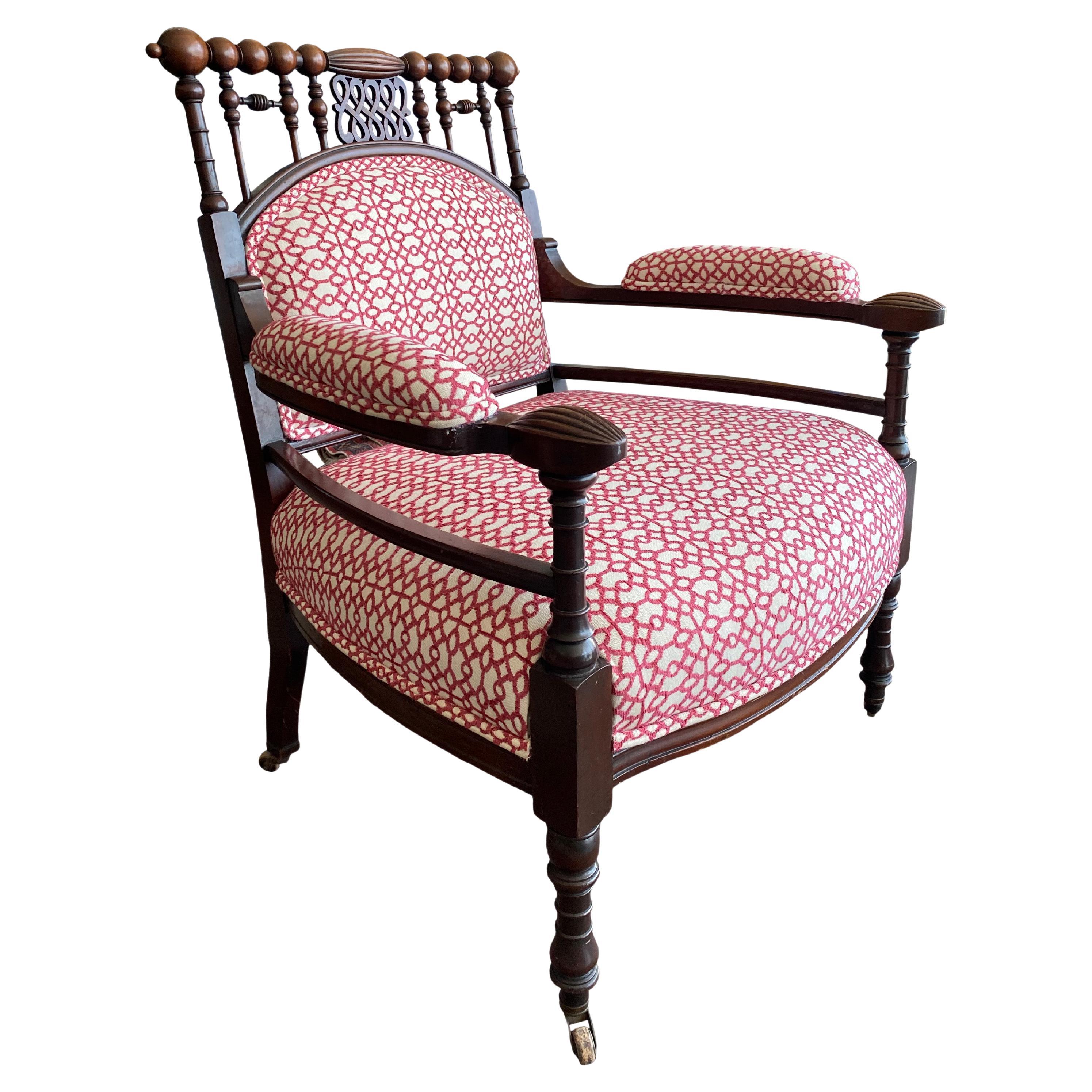 Rare 1930
s Spanish Style Rolling Armchair