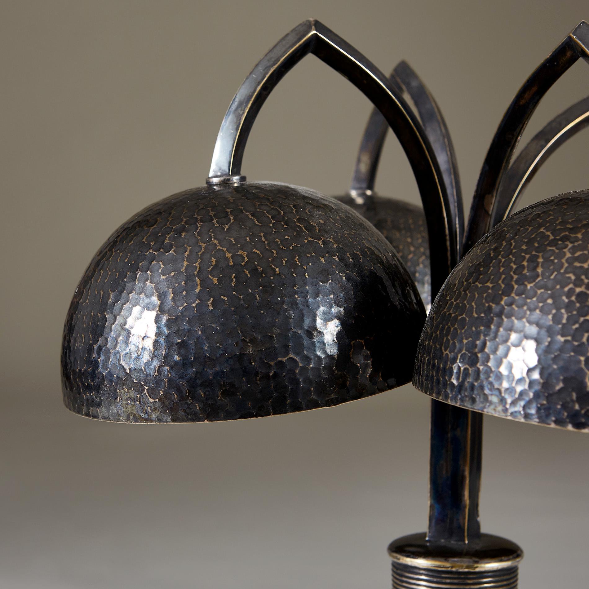 European Rare 1930s Table Lamp by Andre Arbus and Raymond Subes For Sale