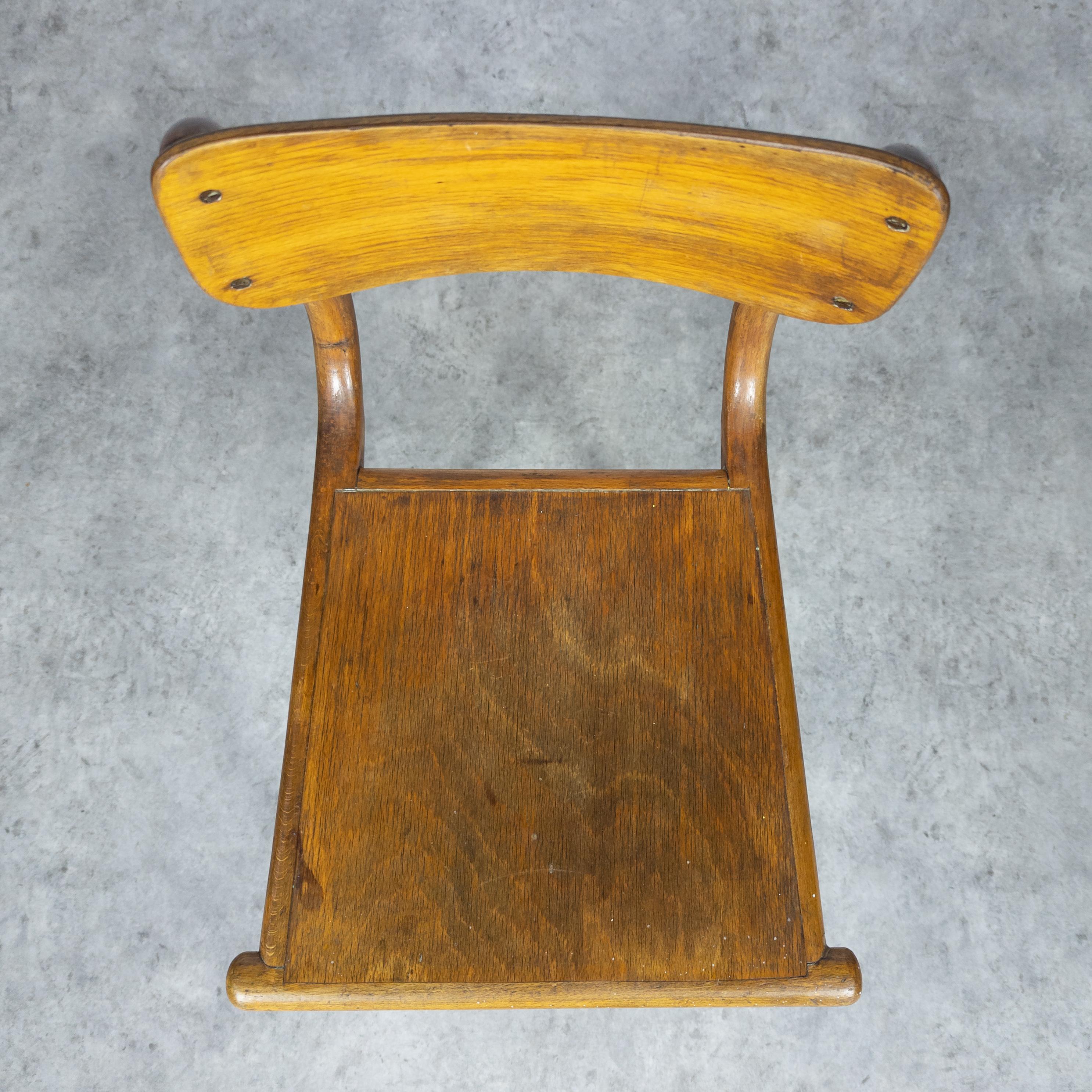 Rare 1930's Thonet B 791 Writing Desk Chair  1