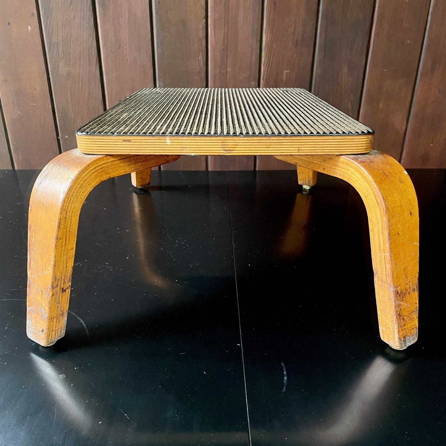 American Rare 1930s Thonet Step Stool NYC Shoe Store Pedestal Retail Boutique Table Stand
