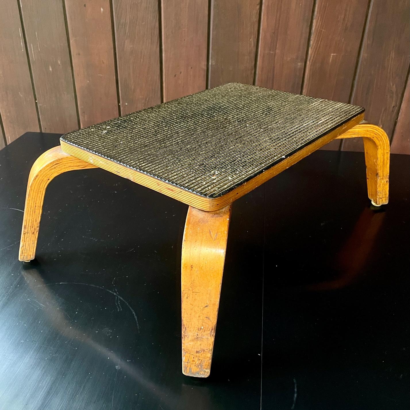 Machine-Made Rare 1930s Thonet Step Stool NYC Shoe Store Pedestal Retail Boutique Table Stand