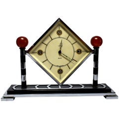 Vintage Rare 1934 Art Deco Smiths 8 Day Clock