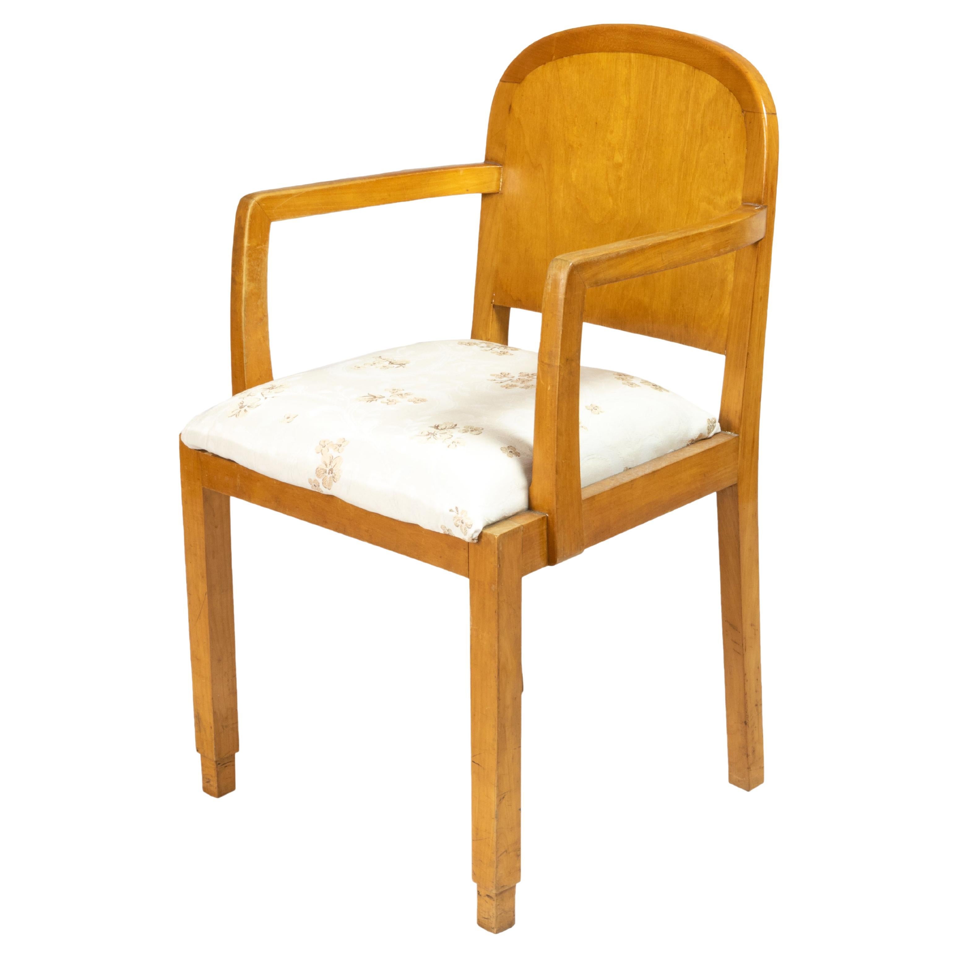 Art Deco Armchair by Armazens Nascimento, Portugal, 1940s For Sale