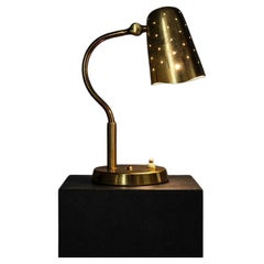 Seltene schwedische Tischlampe aus Messing von Boréns, 1940er Jahre