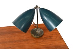 Rare lampe de table à double tête des années 1940 par Greta Magnusson-Grossman