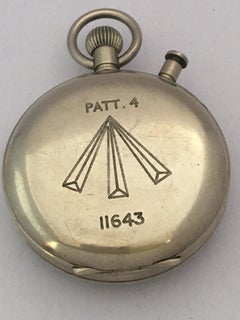 Rare 1940s Military Chronograph Stopwatch with Split-Seconds PATT. 4 No. 11643