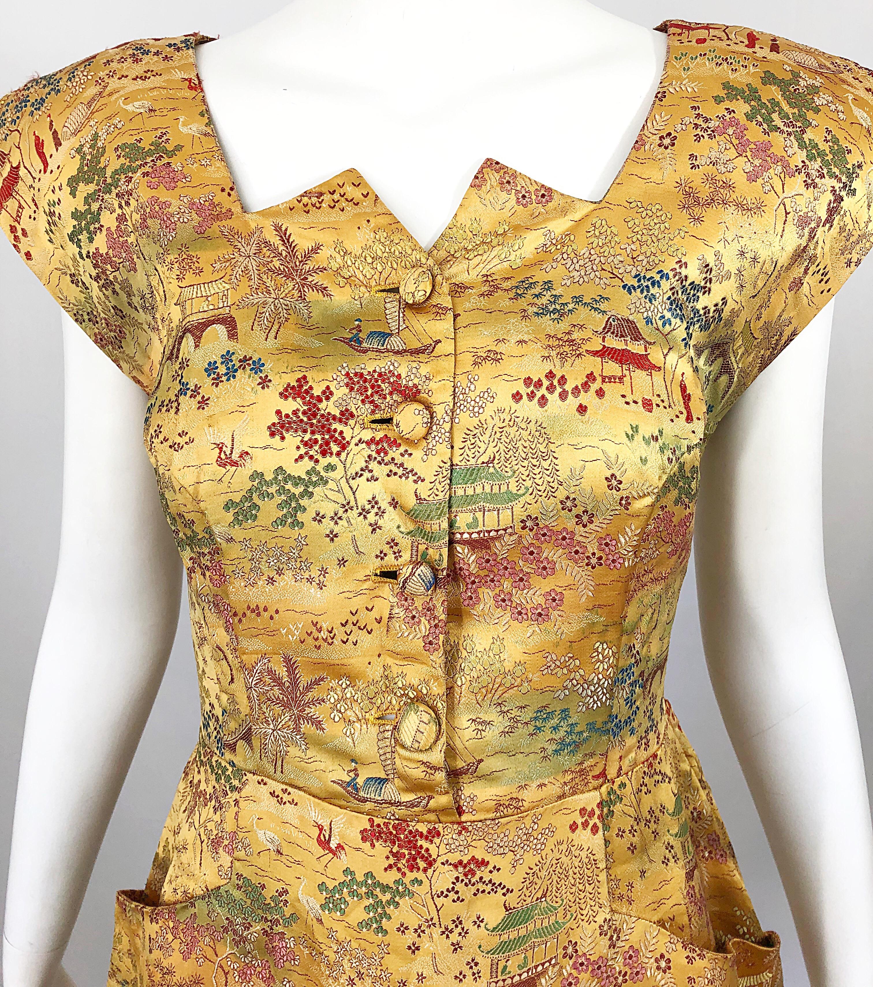 vintage asian dress