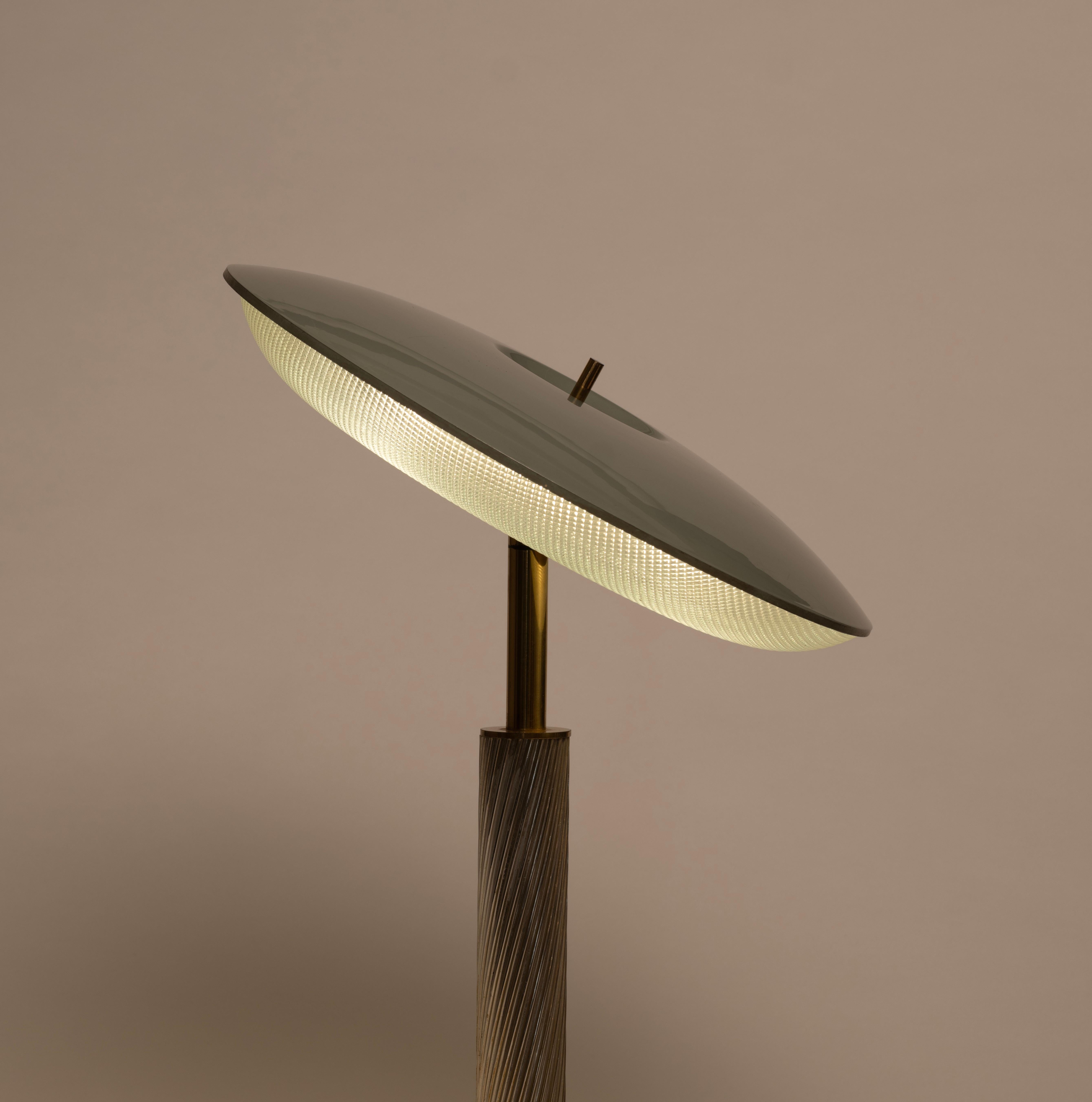 Rare lampe de bureau des années 1940 par Pietro Chiesa pour Fontana Arte, Italie en vente 7