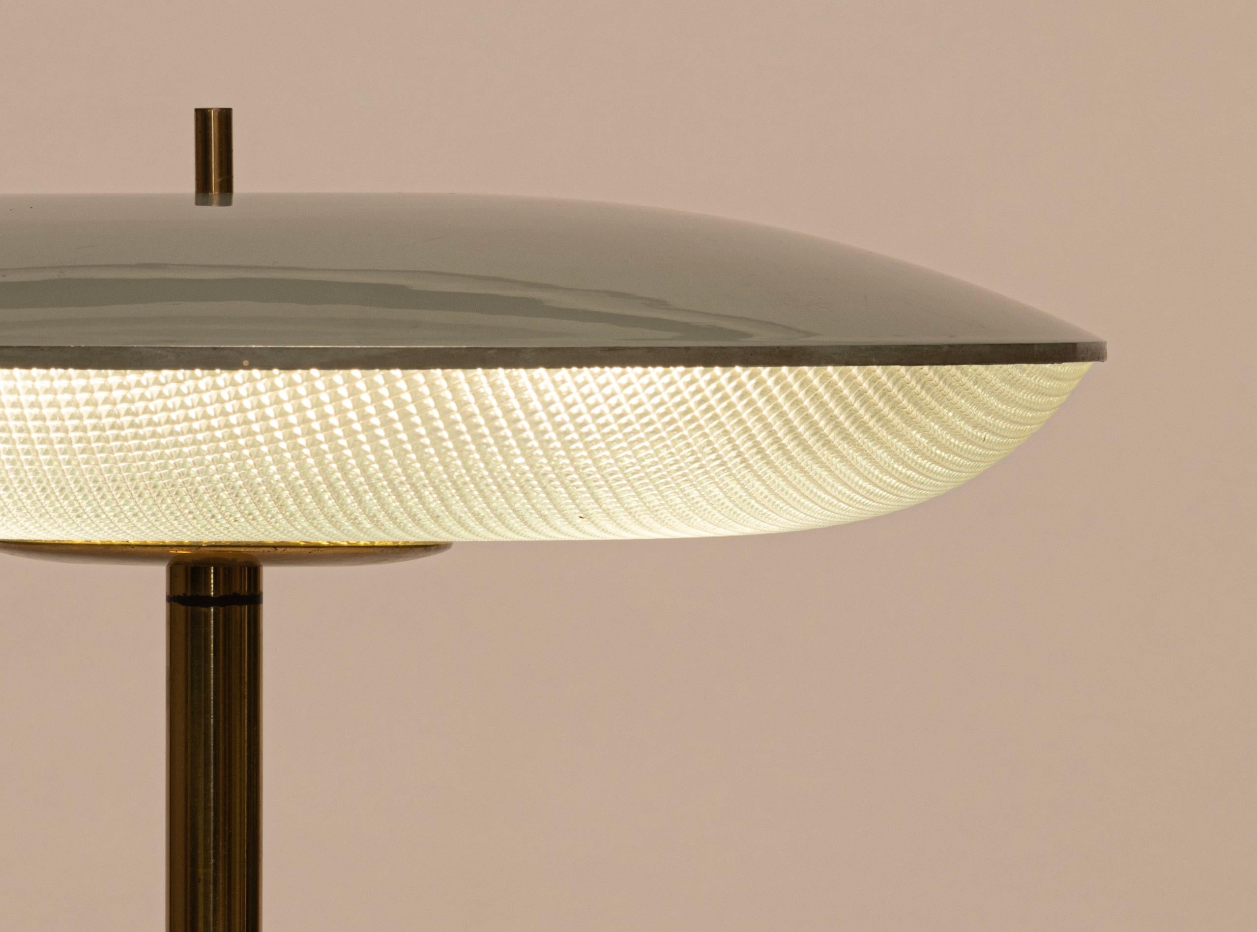 Mid-Century Modern Rare lampe de bureau des années 1940 par Pietro Chiesa pour Fontana Arte, Italie en vente