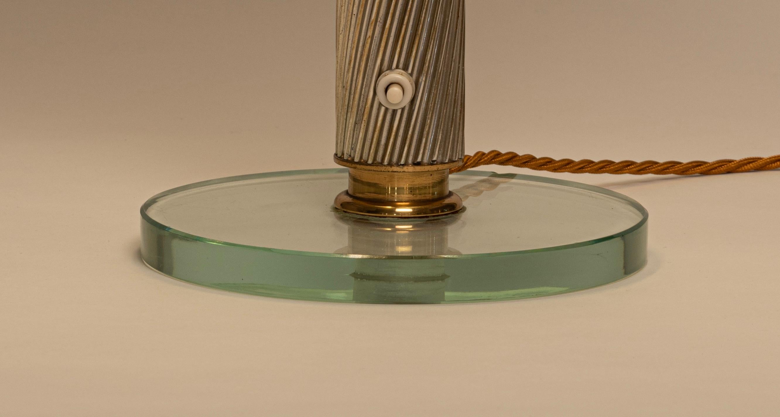Rare lampe de bureau des années 1940 par Pietro Chiesa pour Fontana Arte, Italie Bon état - En vente à London, GB