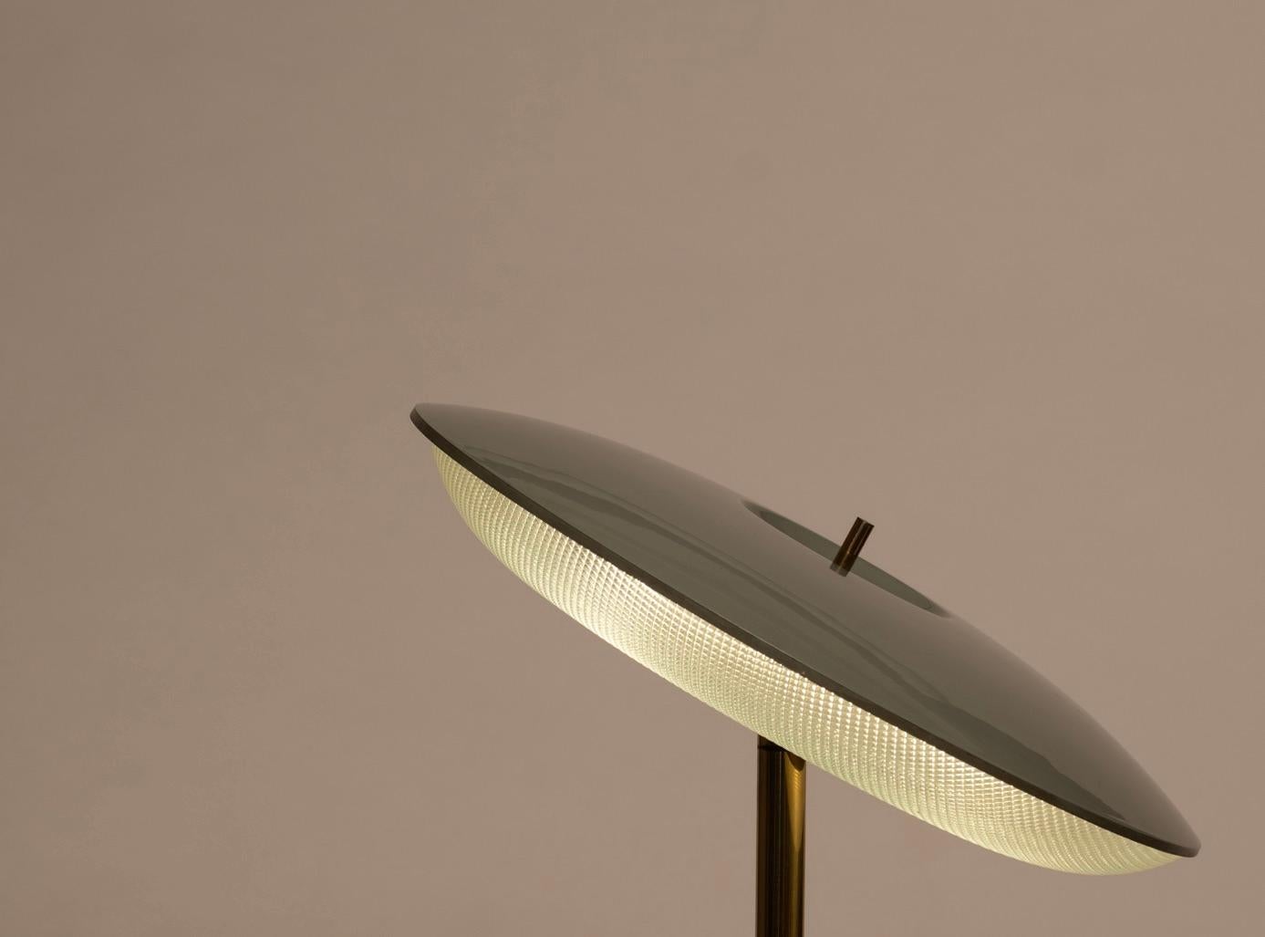 Aluminium Rare lampe de bureau des années 1940 par Pietro Chiesa pour Fontana Arte, Italie en vente