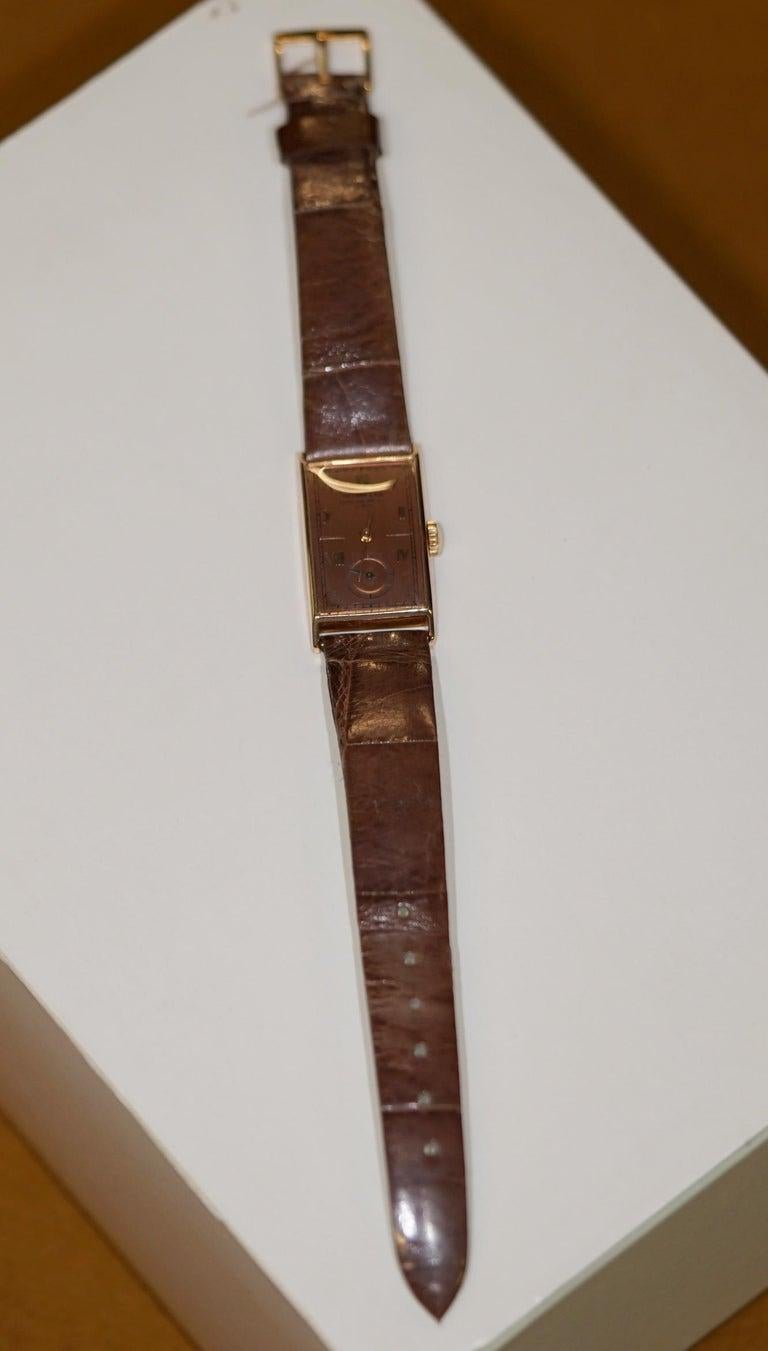 Rare 1942 Solid Rose Gold Patek Philippe and Tiffany and Co. Men's ...