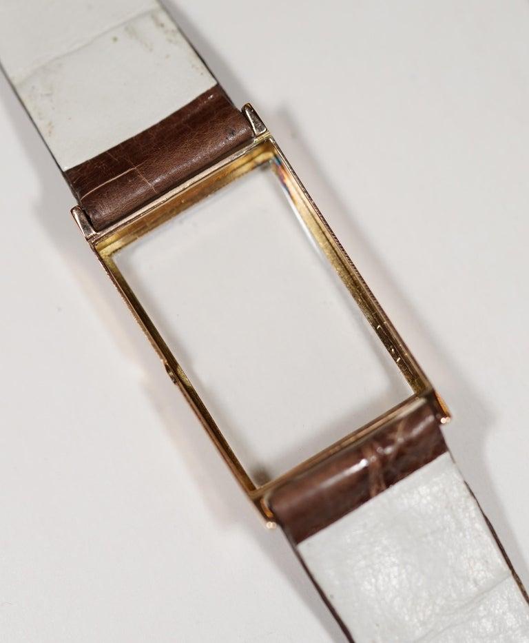 Rare 1942 Solid Rose Gold Patek Philippe & Tiffany & Co. Men's Watch & Paperwork 1