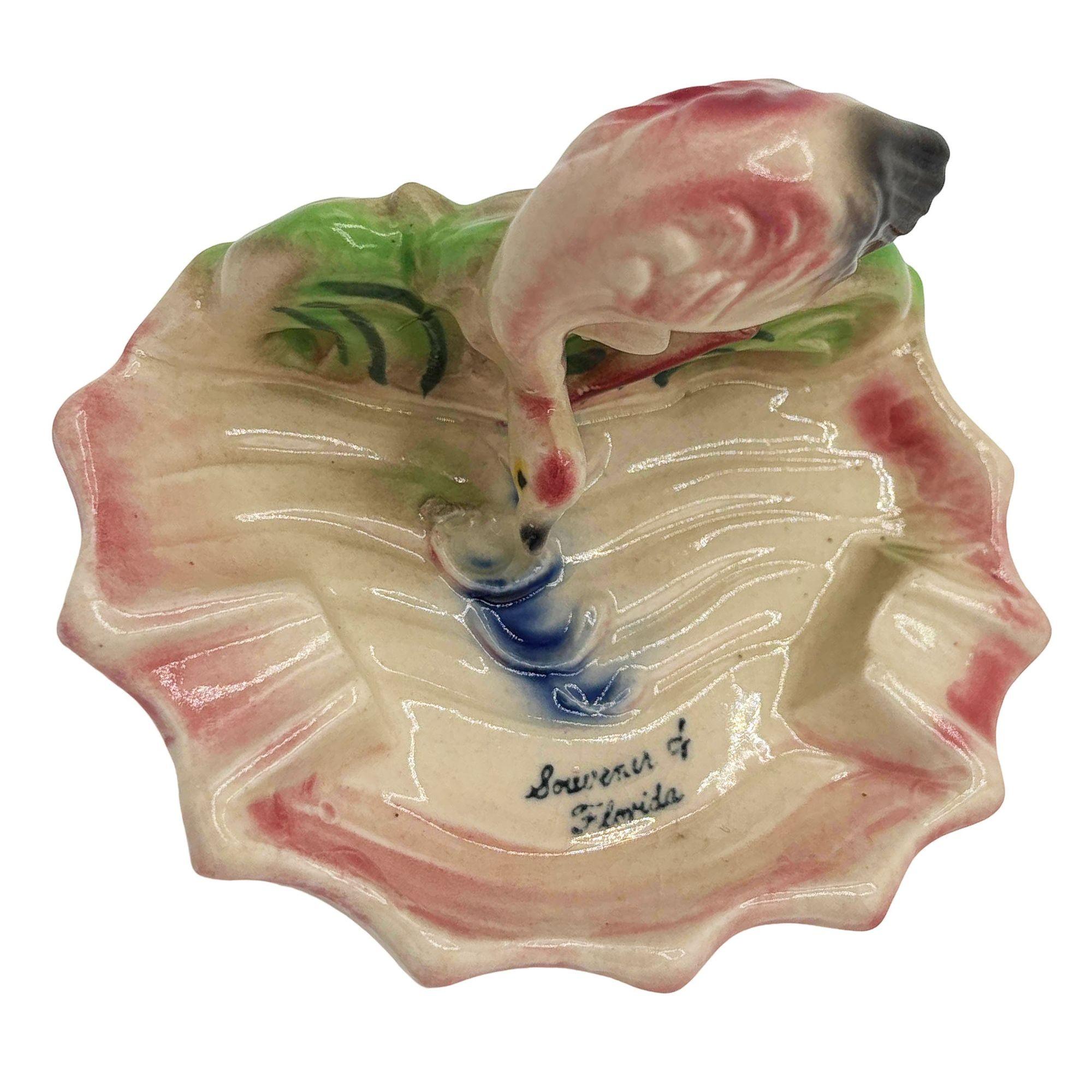 Mitte des Jahrhunderts Era rosa und grün 