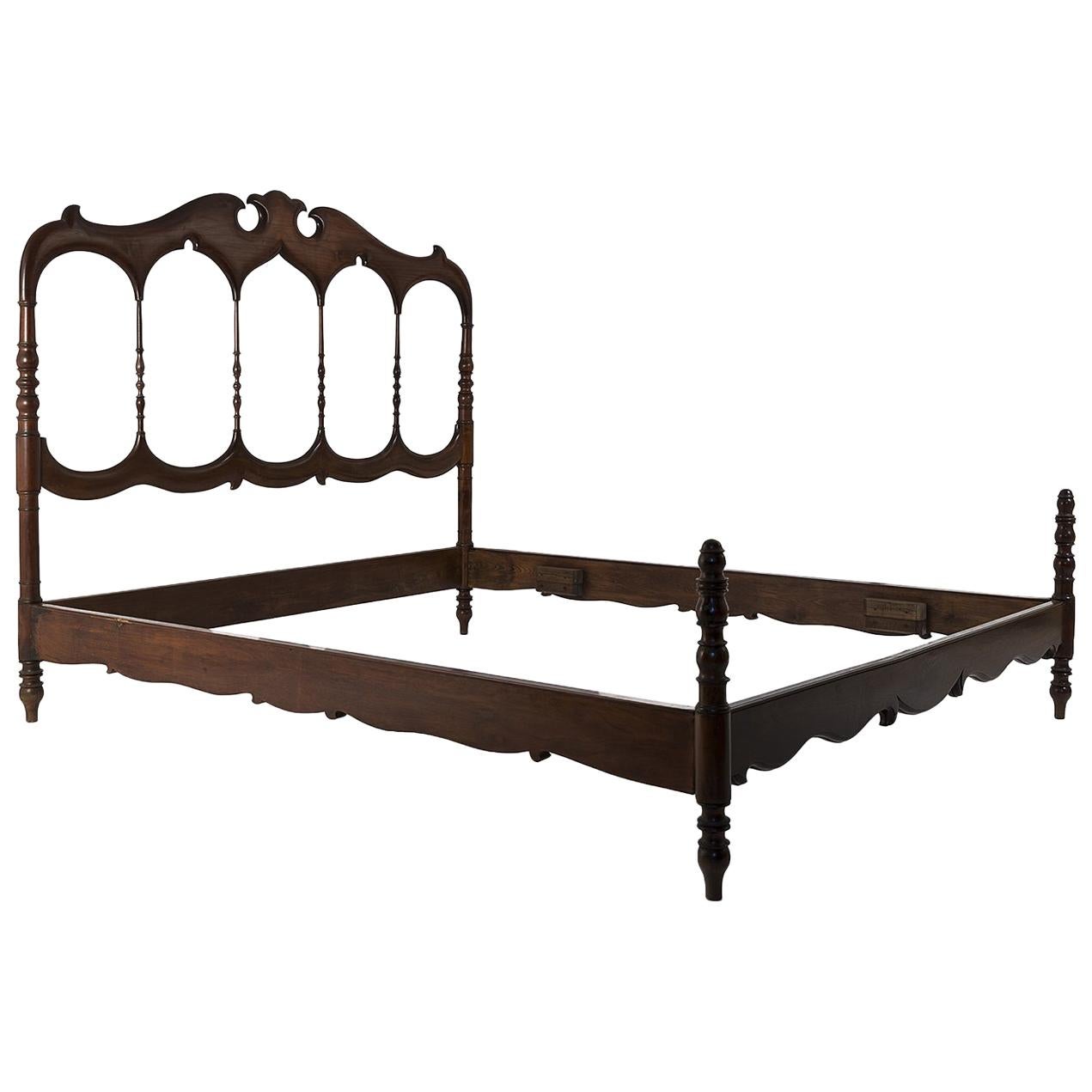 Rare 1950 "Chiavari" Queen-Size Bed