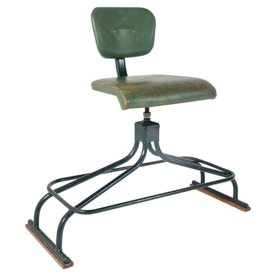 Industrial Factory Work Stool at 1stDibs